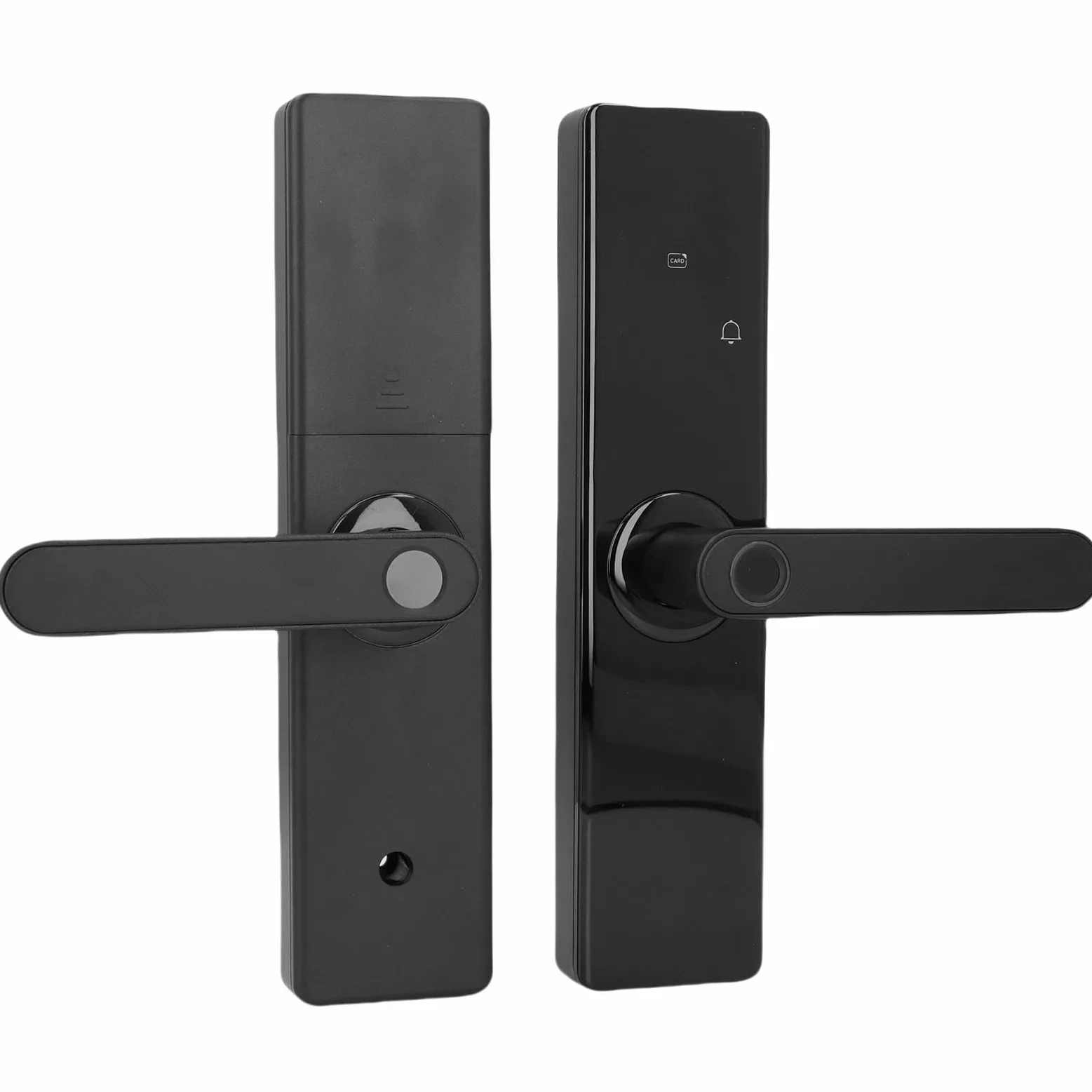 Serratura Digitale Intelligente per Porta, Tastiera Touchscreen Biometrica, Codice di Accesso, Senza Chiave, per Porta in Legno, Riconoscimento a 360 Gradi, Controllato App, Cilindro di
