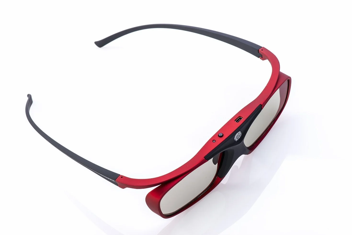 2x Hi-SHOCK® RF Pro Scarlet Heaven Occhiali 3D Attivi per proiettore EPSON comp con ELPGS03, EH-TW6600, EH-TW7200, EH-TW8100, EH-TW9200 [120 Hz ricaricabile FHD3DRF]