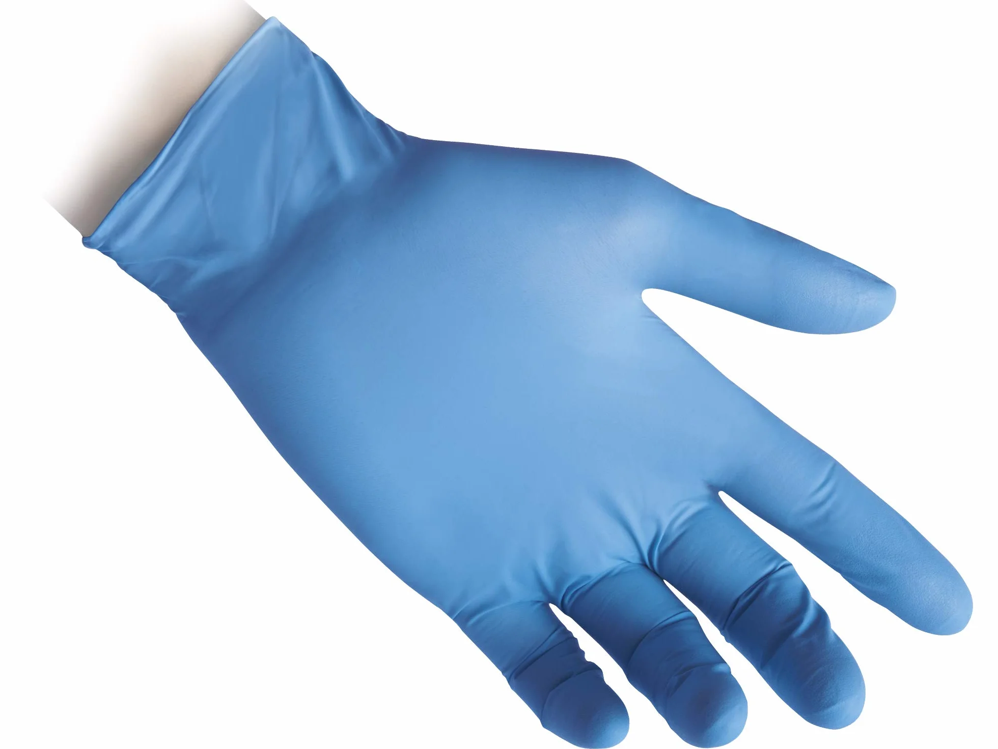 Reflexx R76/Xl Guanti in Nitrile senza Polvere 3.5 gr, Taglia XL, 100 Pezzi, Azzurro