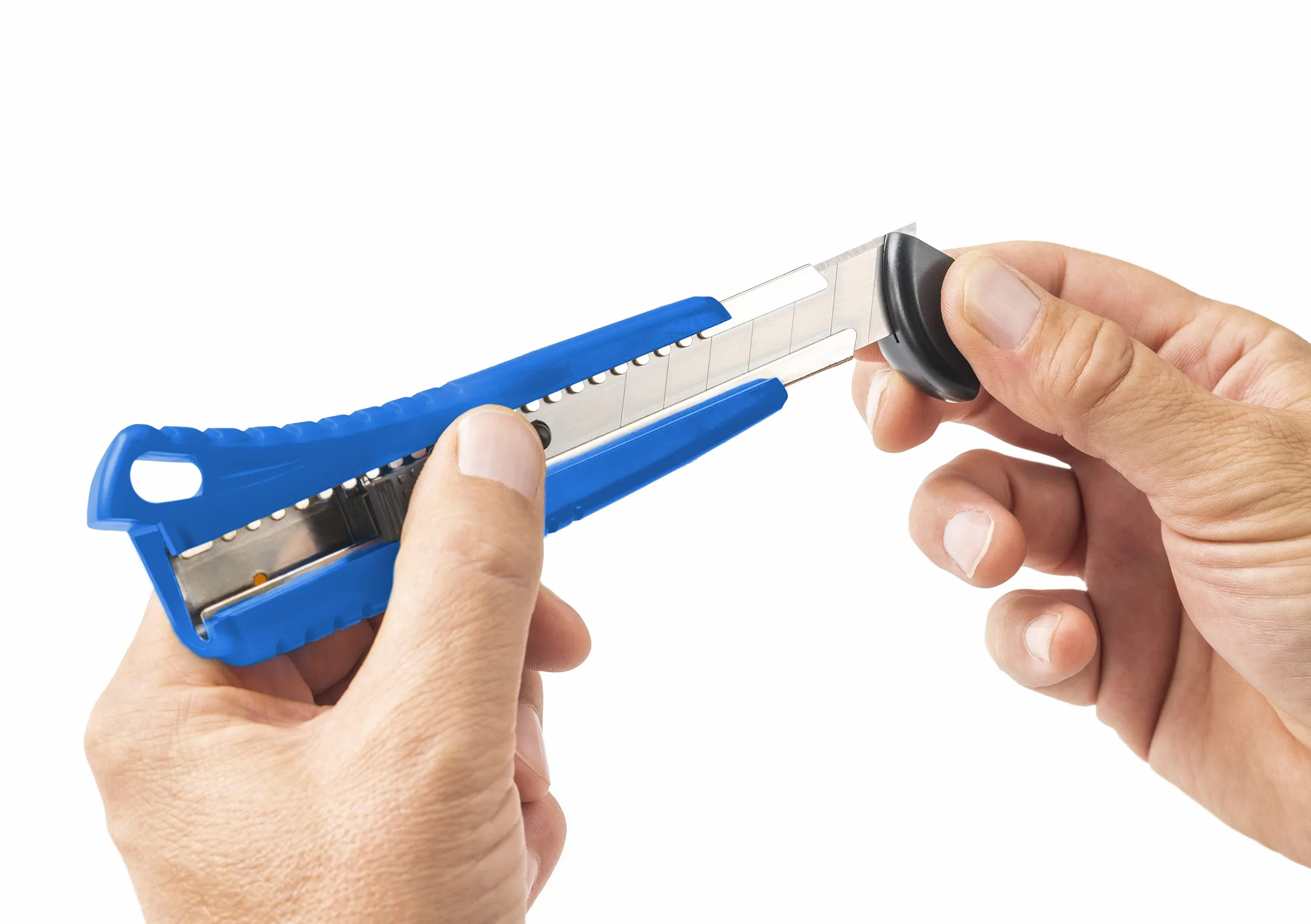 Dahle Taglierina Basic 18 mm Coltello Multiuso con 2 Lame di Ricambio Blu