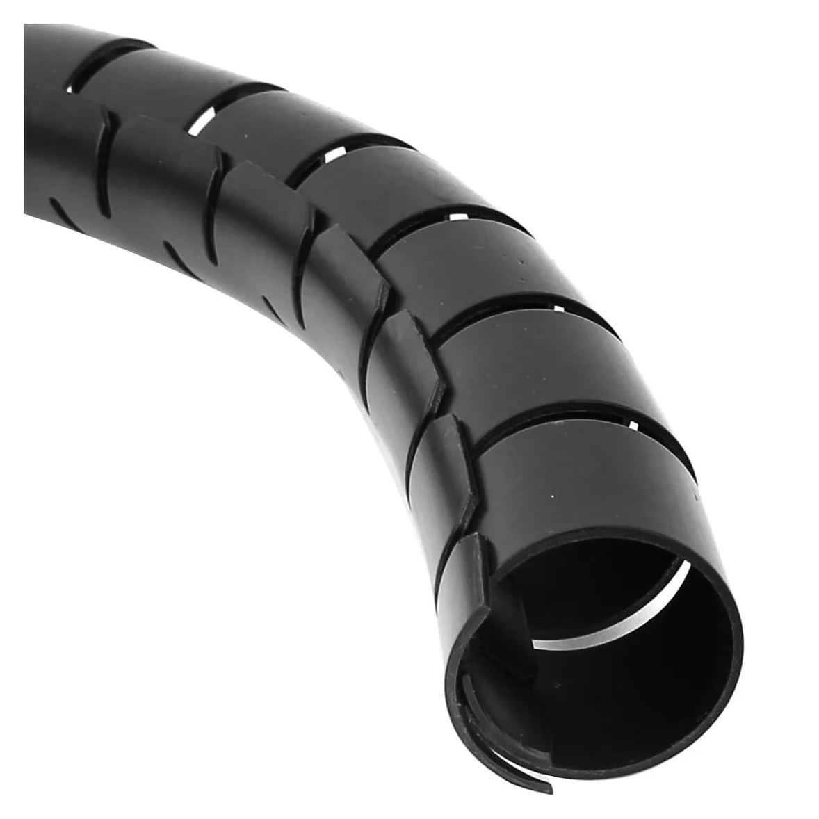 Guaina per cavi a spirale, 2 metri, organizer per tubi, 8 mm, 10 mm, 28 mm, guaina protettiva per cavi (ID bianco 10 mm)