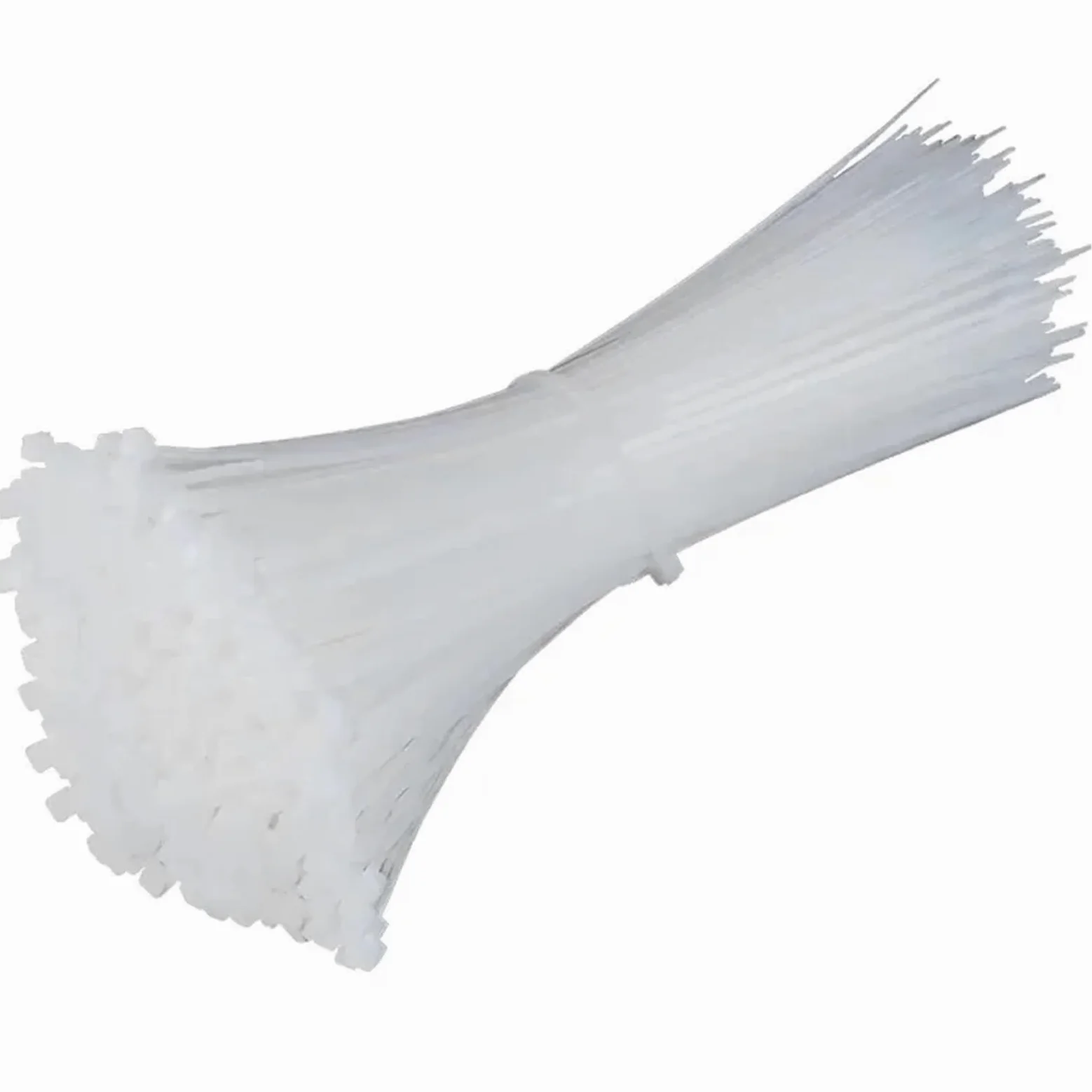 Guaina per Cavi Elettrici 1000 pz 3x200mm Fascette in Nylon Regolabili autobloccanti Cinghie di Fissaggio Anello di plastica Riutilizzabile Filo for la casa (Color : Tie 3x200mm White, Size : 1000Pc