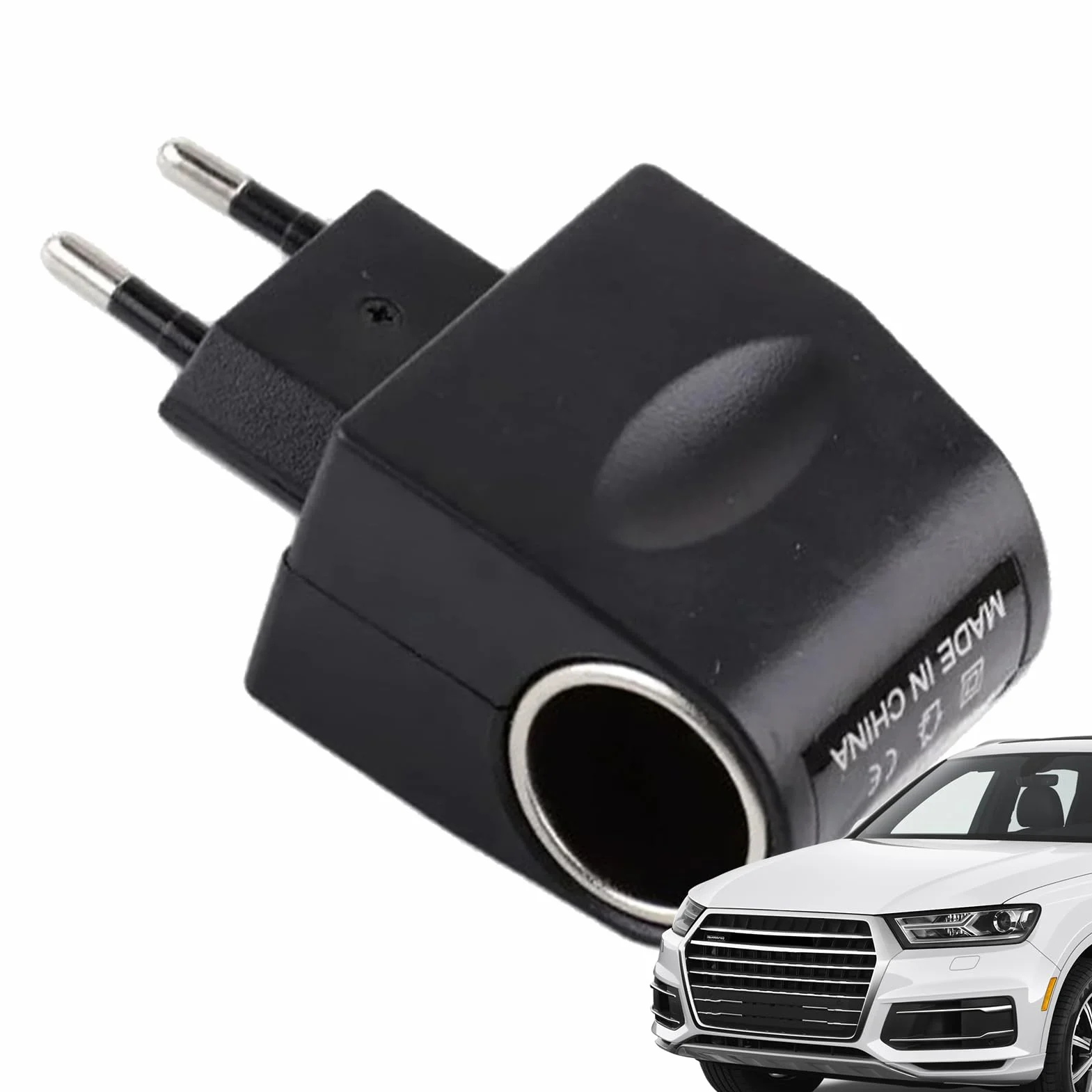 Adattatore a più leggera, adattatore per auto da 12 volt, 220 V su con display LED, convertitore leggero-AC/DC automobilistici Carader trasmettitori di radio, telefoni, autoventisilato