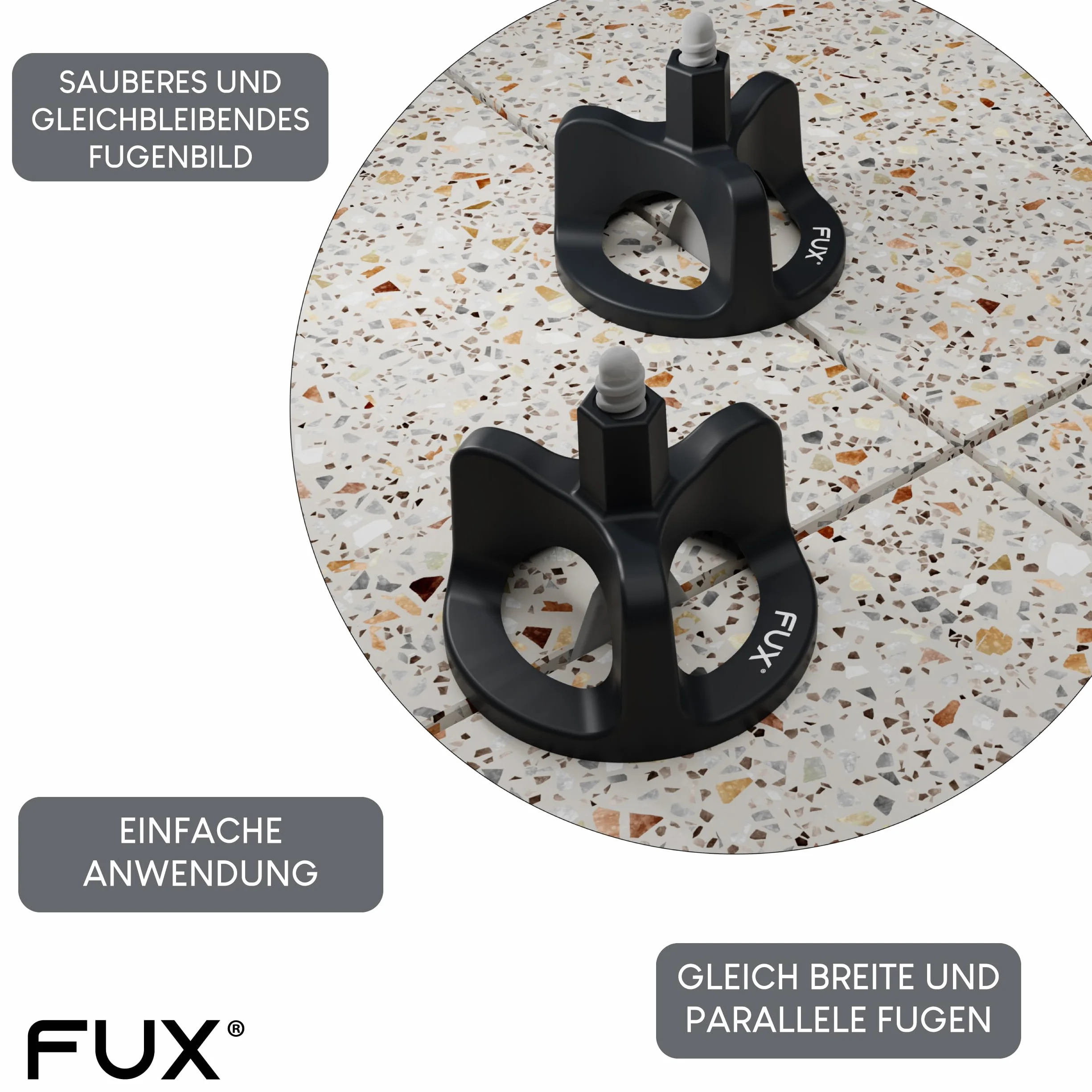Kit livellamento piastrelle 2mm 100 dadi 200 viti 300 pezzi FUX