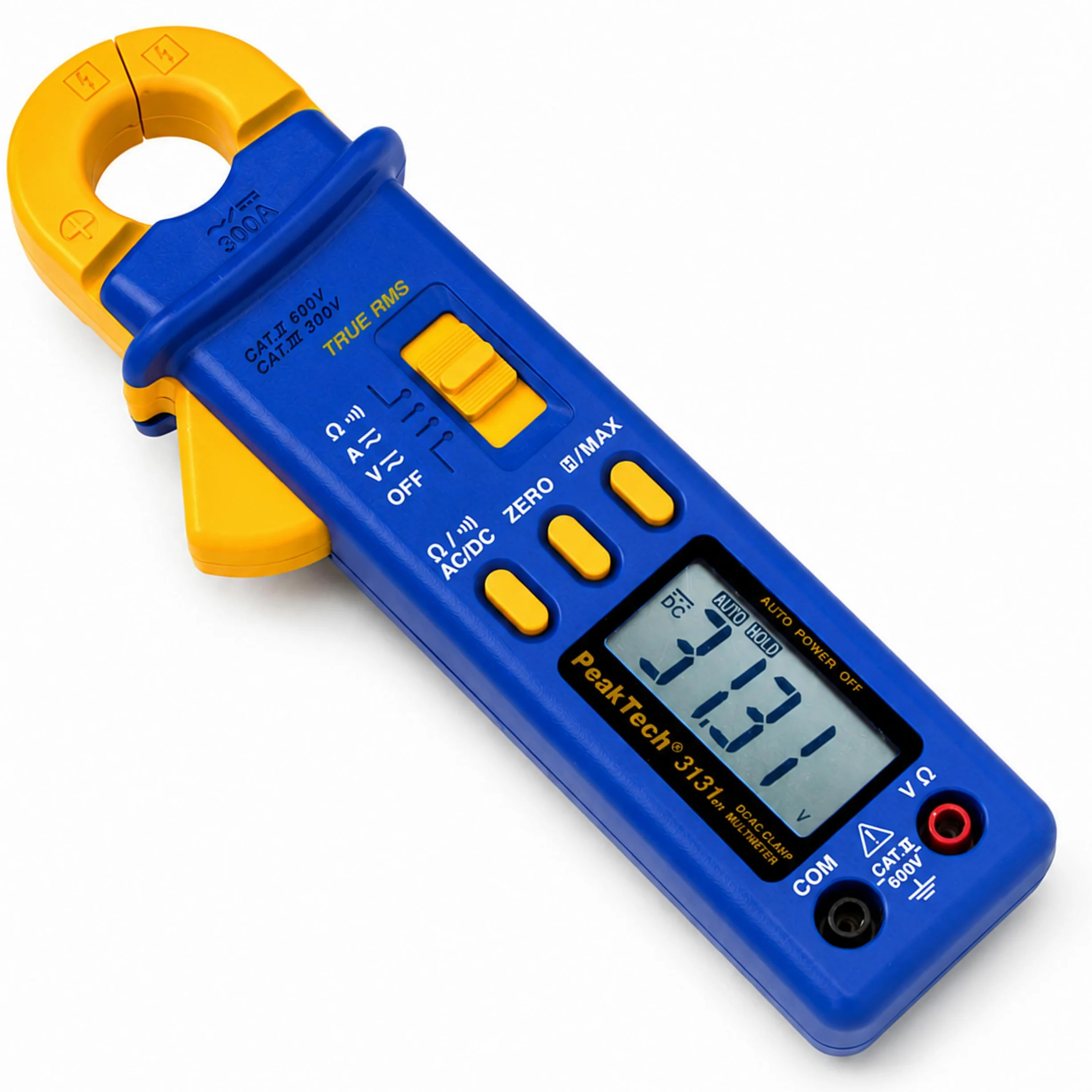 PeakTech P 3131 Pinza amperometrica AC DC con multimetro strumento di misura professionale per corrente tensione e resistenza