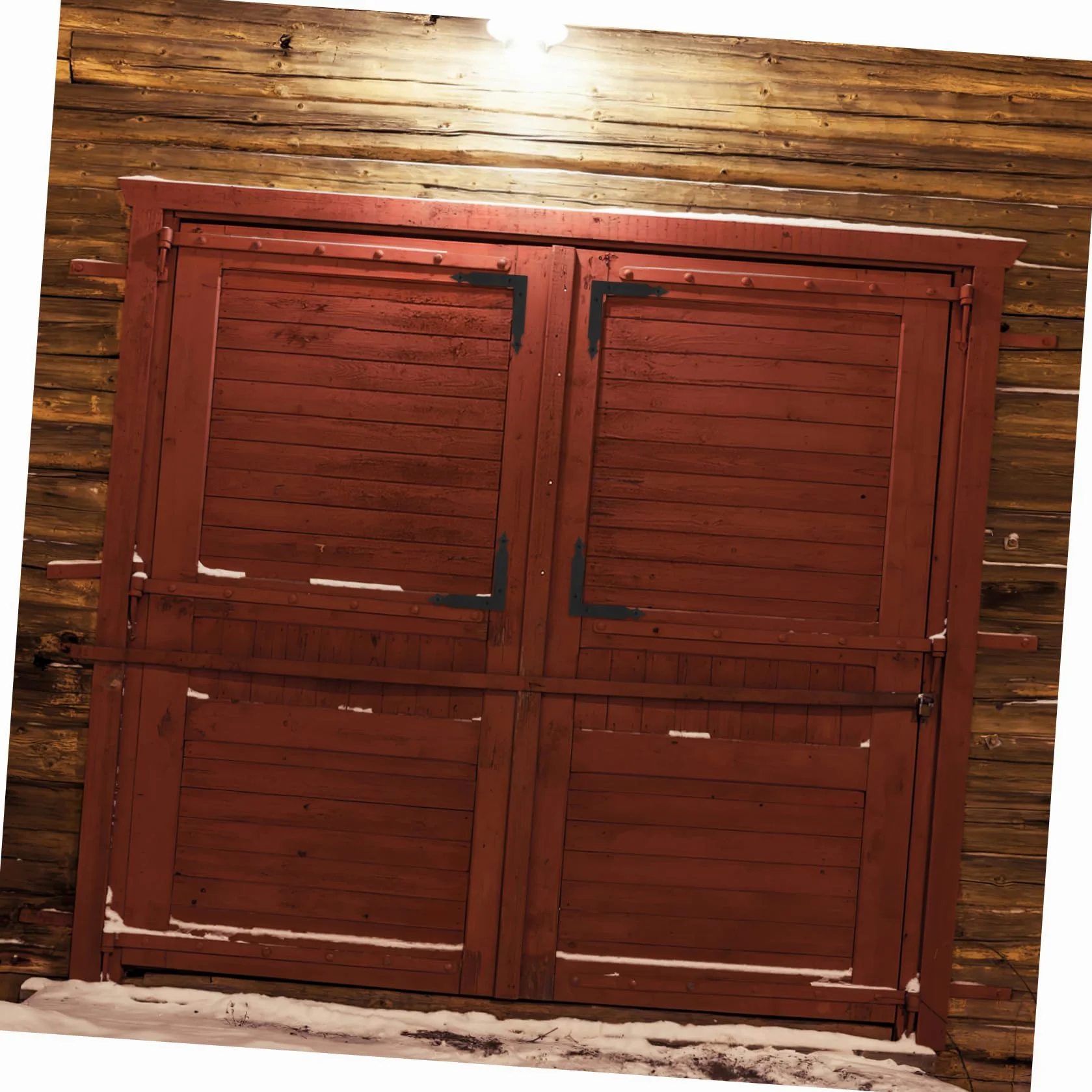 SOLUSTRE Staffa Angolare in Acciaio al Carbonio Nero Stile Rustico Fattoria 4 Pezzi per Porte da Garage e Cancelli da Giardino con Vite per Uso Sicuro e Versatile