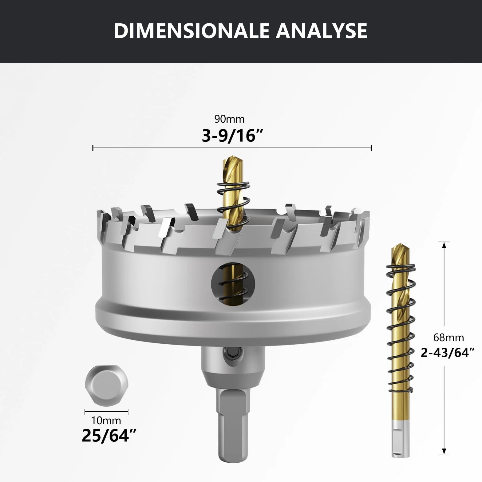 Seghetto circolare in metallo duro TCT 90 mm CSOOM