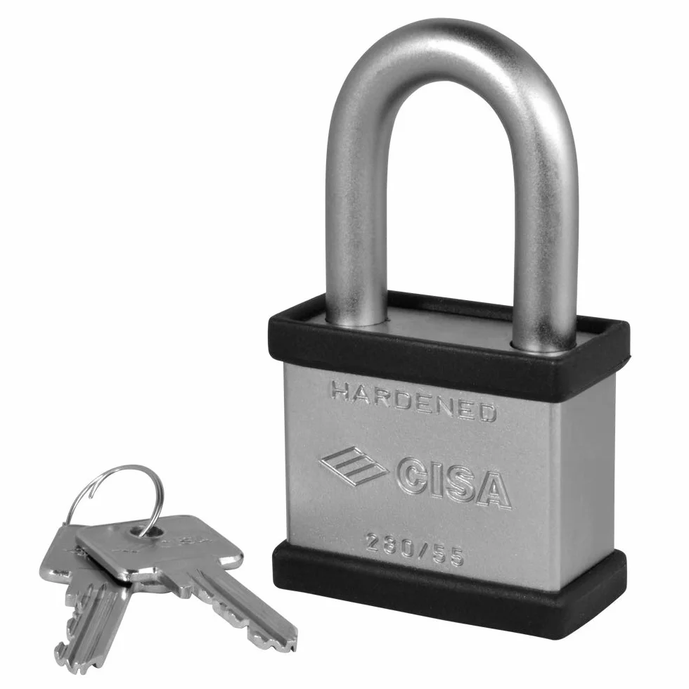 Cisa 2653056 Lucchetti Acciaio 28050, Arco Lungo