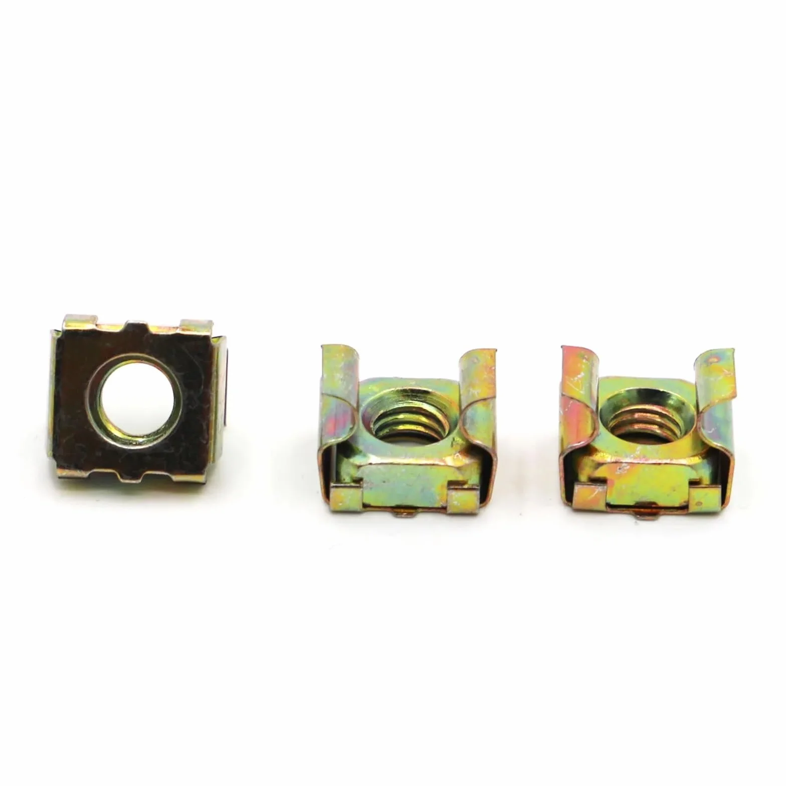 Dadi galleggianti Quartet zincati colorati M4 M5 M6 M8 M10 M12 100 pezzi Cassetta Dado a gabbia