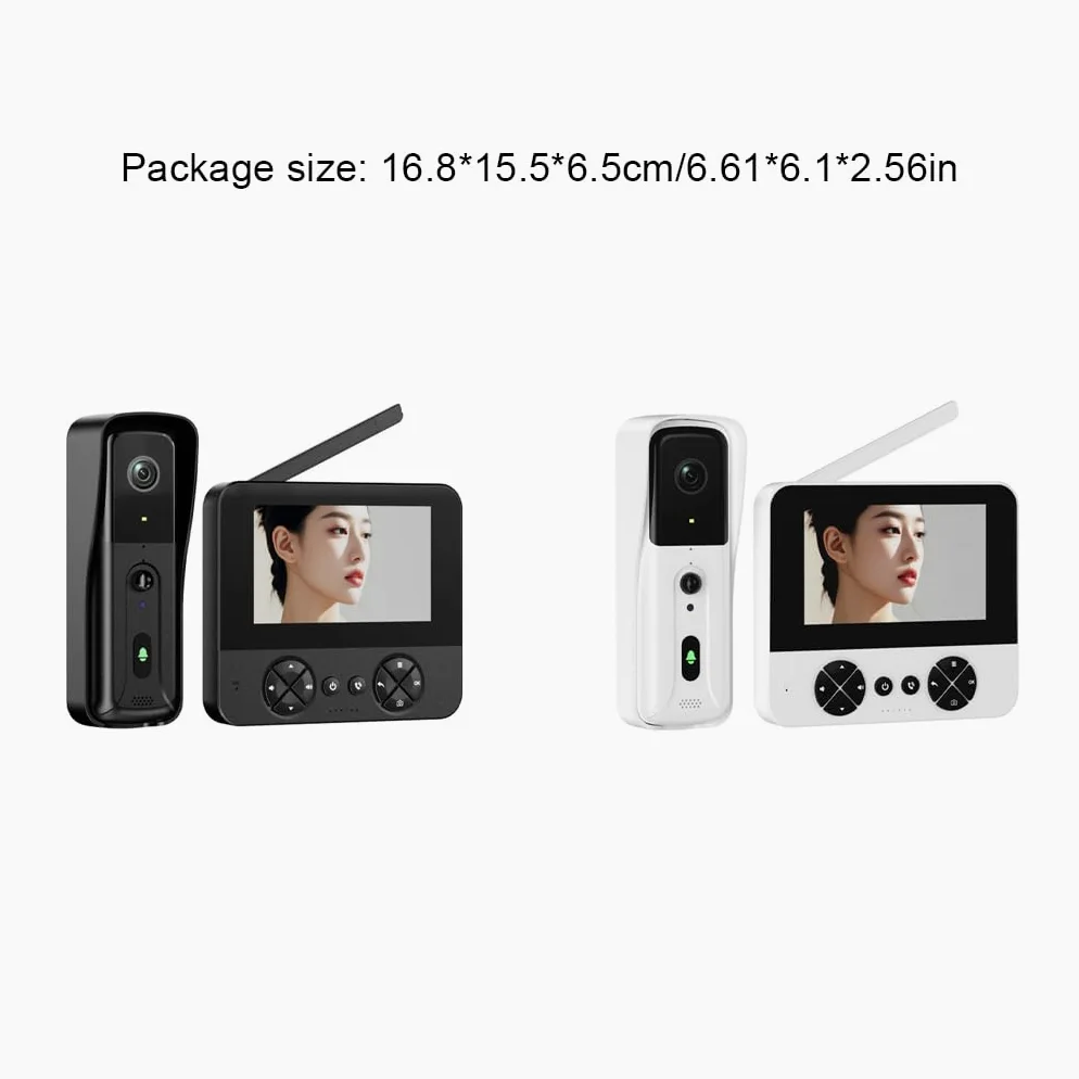 Videocamera versatile per campanello che offre risposta con bianco | un clic e trasmissione interna fino a 50 metri con videocitofono migliorato ad definizione