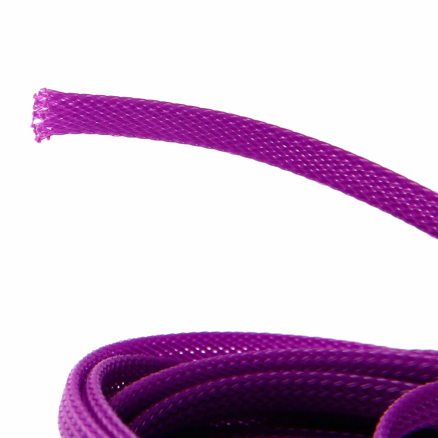 Othmro 1 manicotto per tenere in ordine i cavi, 5 m, organizer per cavi da scrivania, per cavi USB di TV/PC, protezione cavi per animali domestici, viola (larghezza: 6 mm)