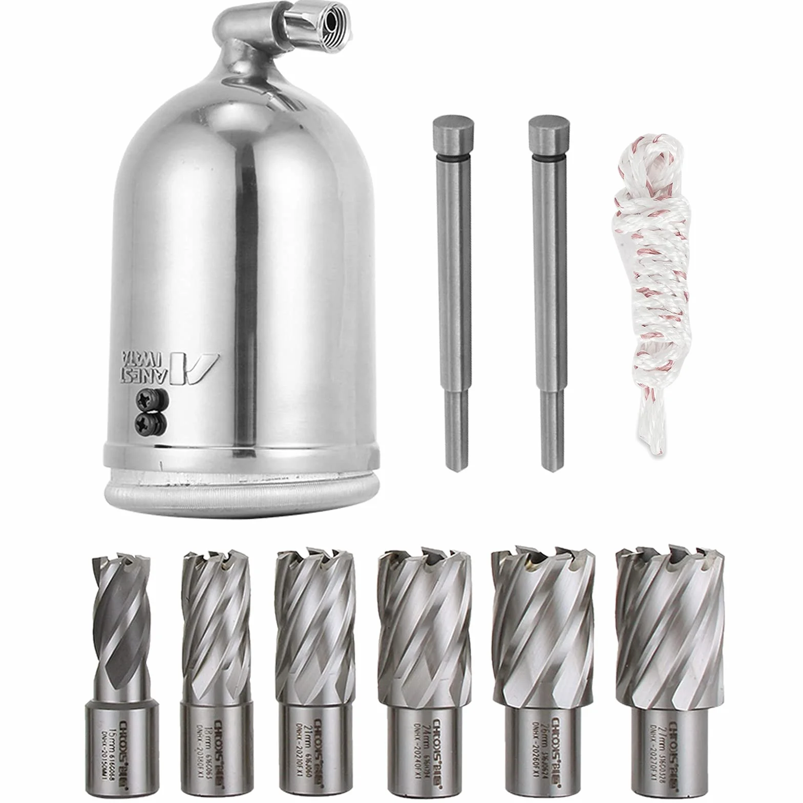 Moh Trapano Elettrico Magnetico MD40 1100 W 220 V 50 Hz Set 6 Frese HSS