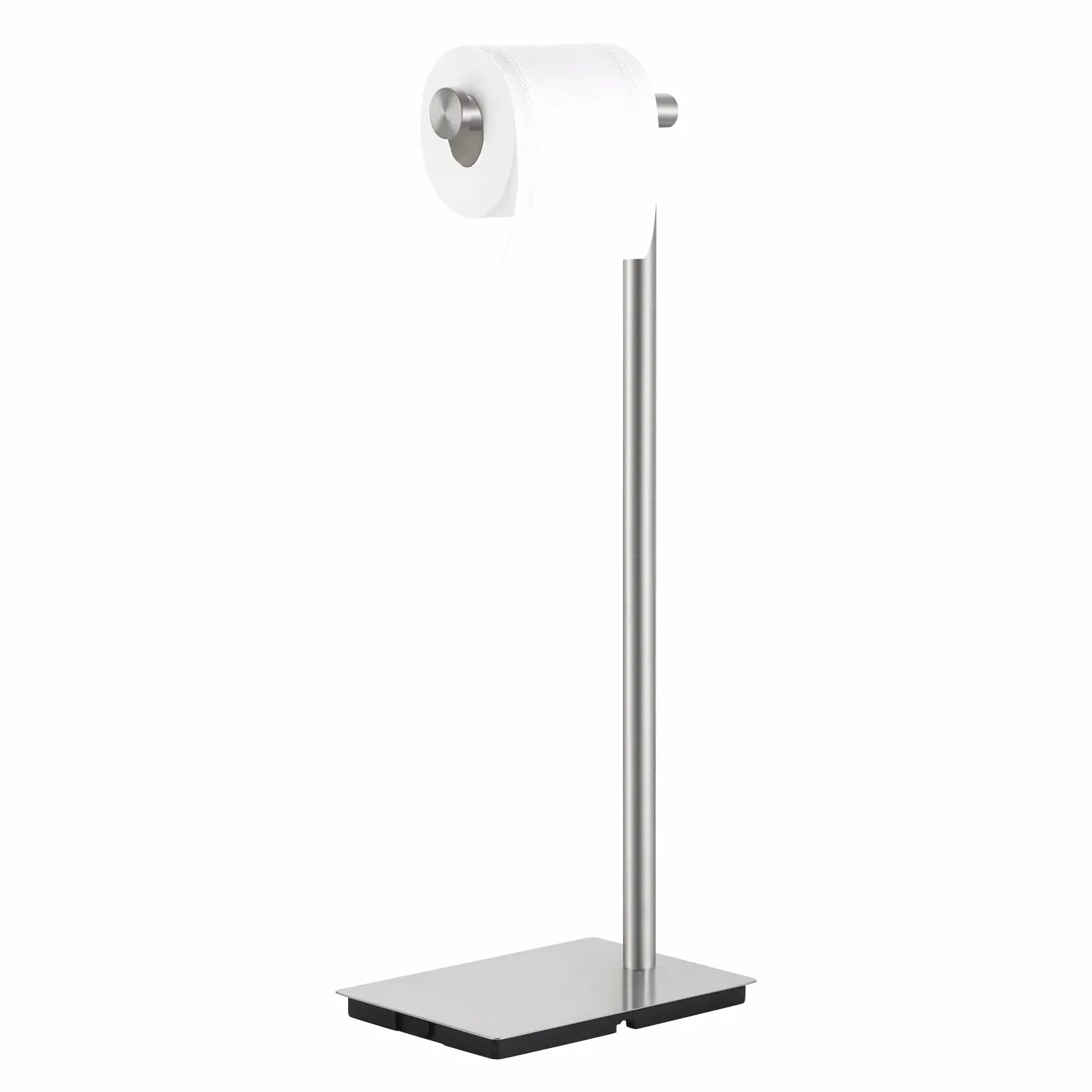 KES Porta Carta Igienica Autoportante Supporto per Bagno Porta Carta Igienica Acciaio Inossidabile Acciaio Spazzolato, BPH286S1A-2 | Base ponderata in acciaio inox SUS304, finitura spazzolata, BPH286S1A-2