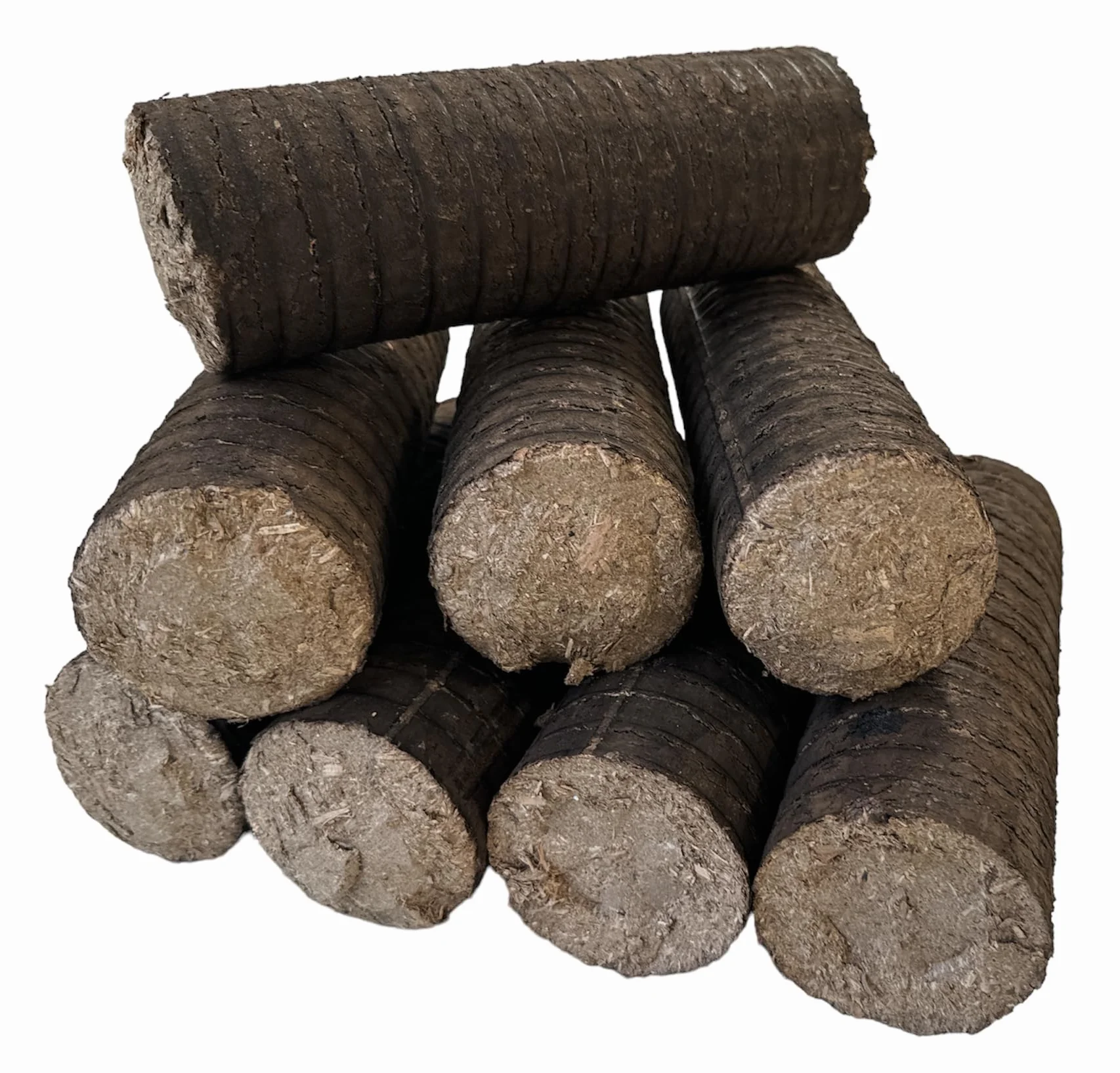 Tronchetti in Legno Pressato 100% Faggio e Rovere 10 Kg Biocombustibile per Caminetti e Stufe