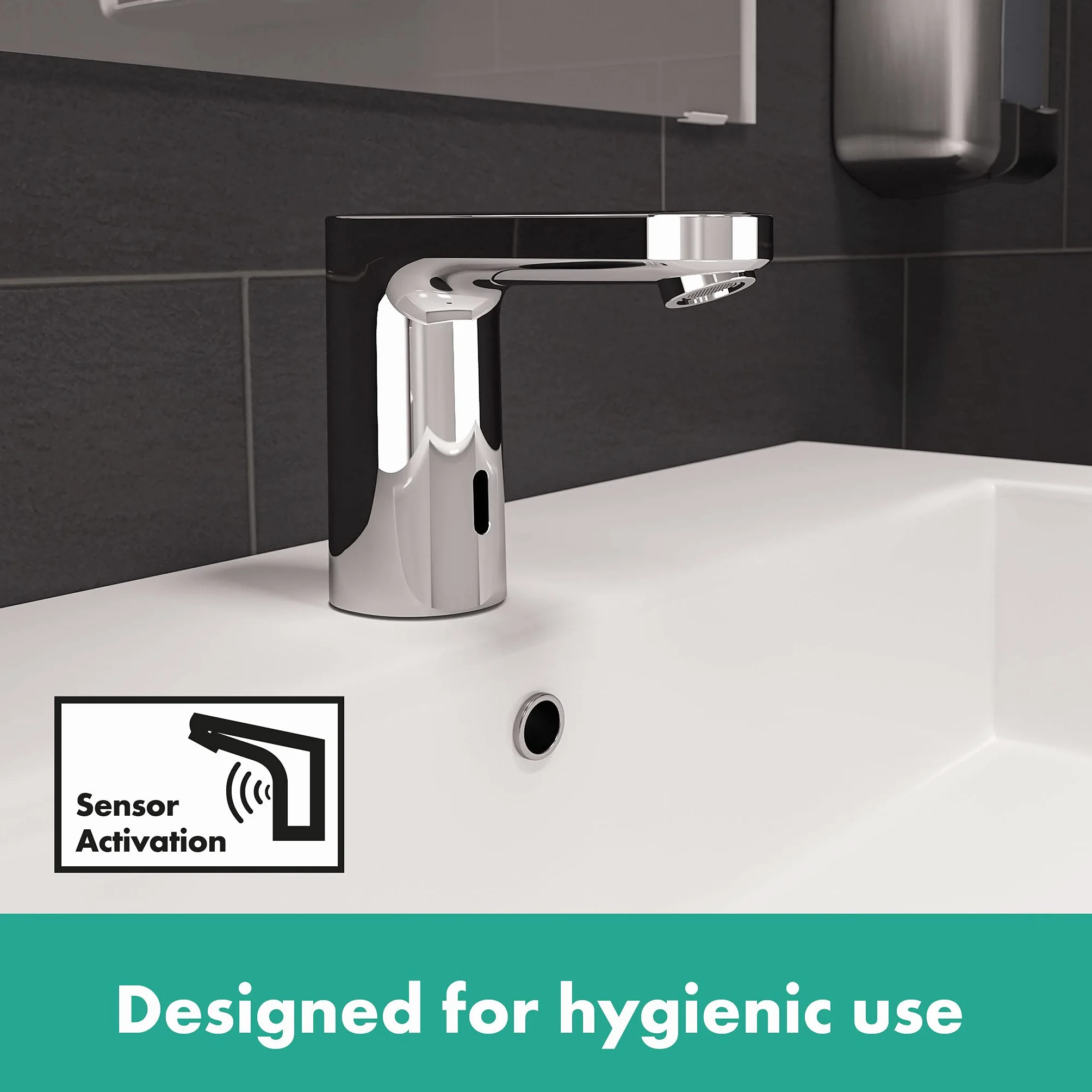 hansgrohe Vernis Blend Miscelatore Elettronico Lavabo Cromo Batteria