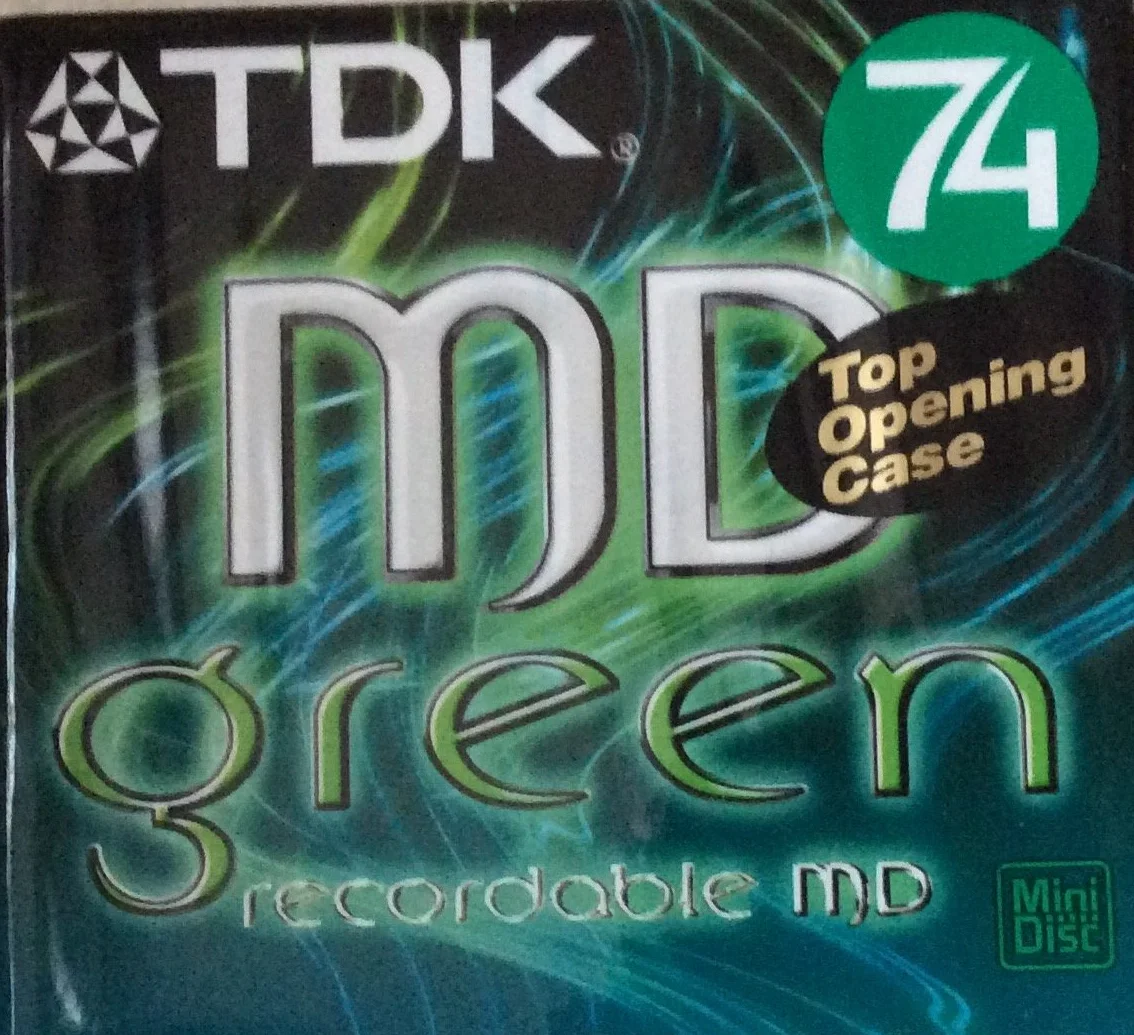 TDK Minidisc Verde 74 MIN