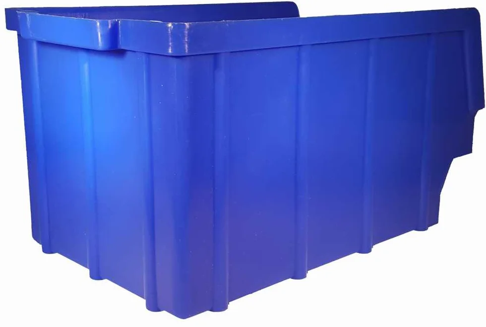 Scatole impilabili PP 52 pezzi 145x248x127 mm blu GR.3