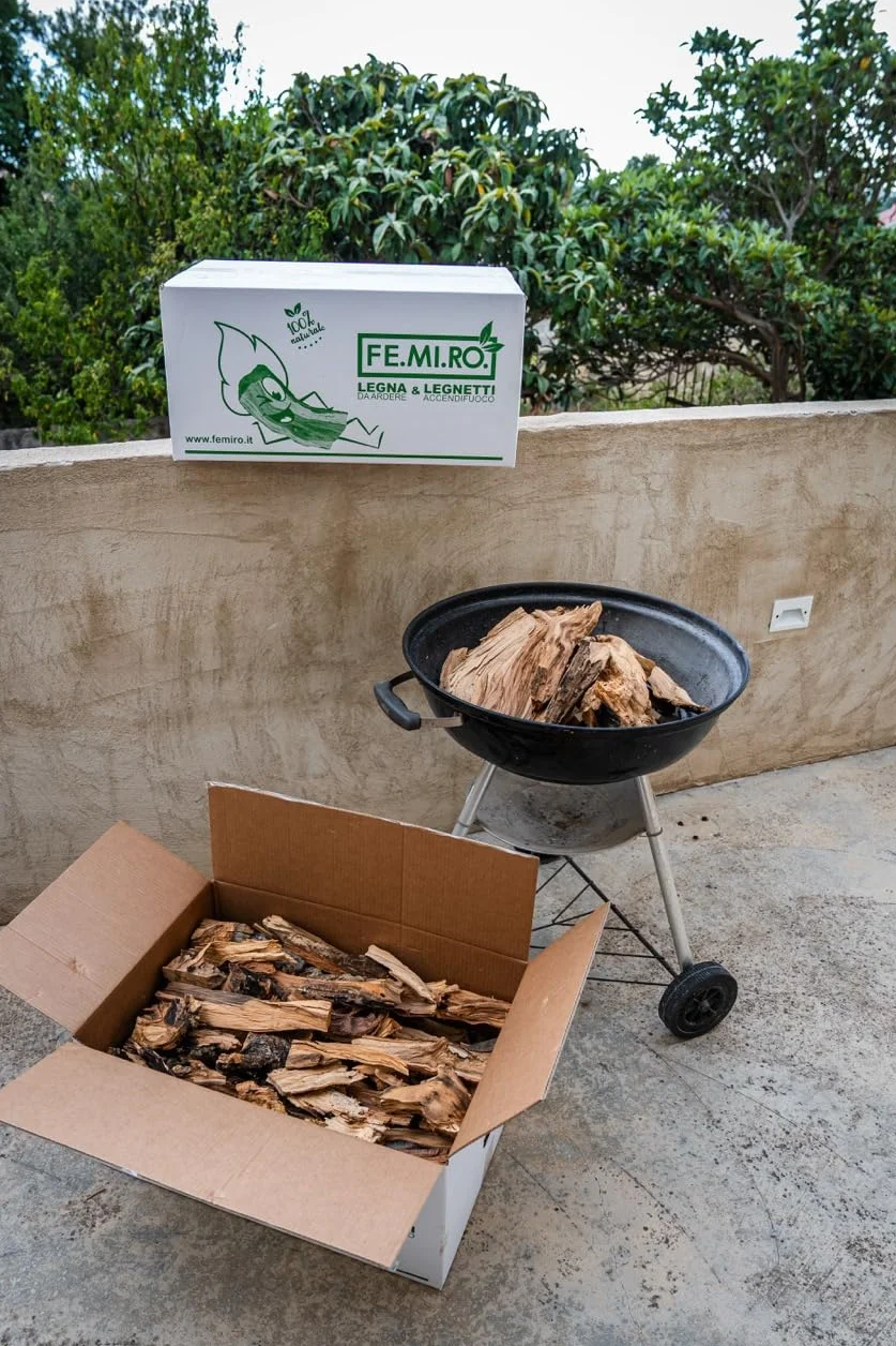 Legna da Ardere di Olivo in Scaglie BIGCHIPS 20 kg – Accendi Camino e Mantenimento Fiamma