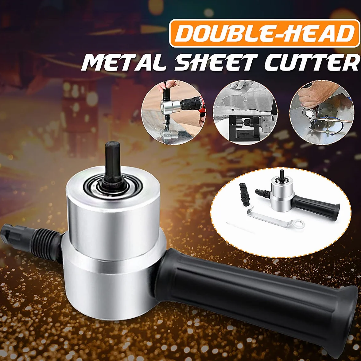Nibbler Cutter 360 Gradi Regolabile Power Drill Kit Strumenti di Taglio