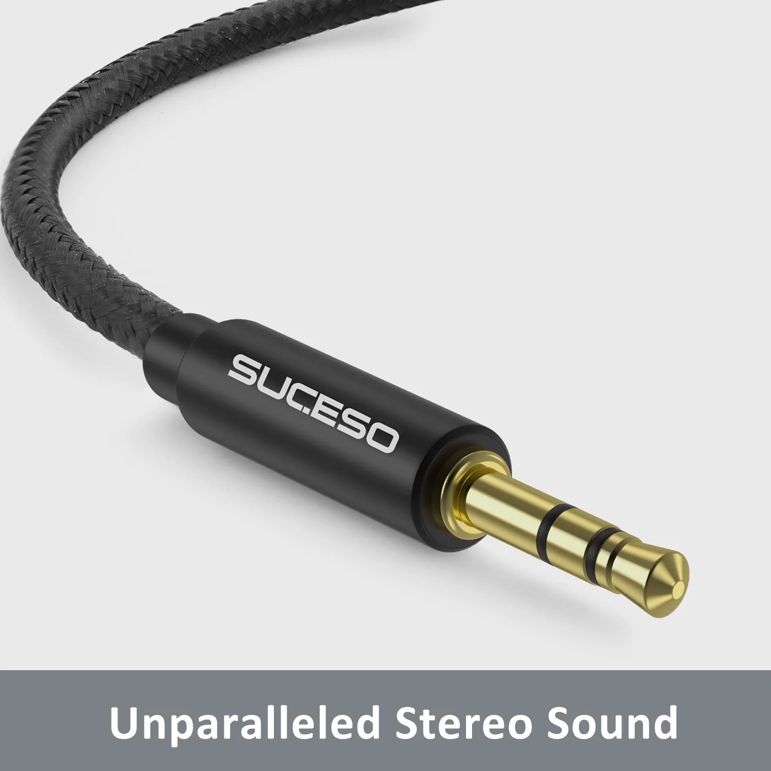 Sdoppiatore Cuffie Doppio Jack Audio Splitter Jack 3,5 mm Maschio a 2 Femmina Splitter Adattatore per Cuffia Auricolare,Smartphone,Tablet, Placcato Oro,iPad,Cuffia, Auricolare,MP3,PC-35cm(Nero)