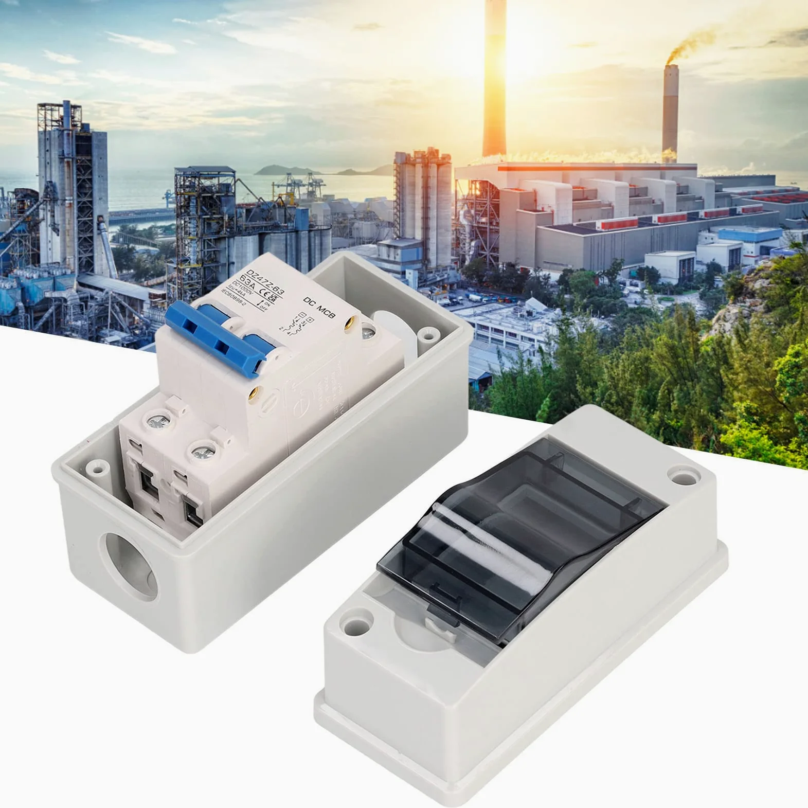 Acouto Sezionatore CC in Miniatura 63A 1000V IP65 per Pannello Solare Connettore del Fotovoltaico per un Sezionatore CC più SicuroSezionatore SolareSezionatore 63ASezionatore 1000 V