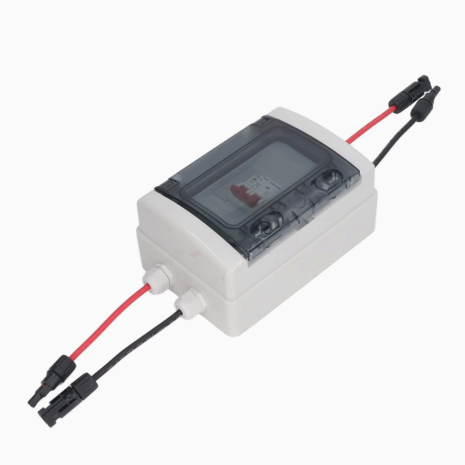 Protezione da sovraccarico con interruttore automatico CC, sezionatore solare fotovoltaico con scatola di prova IP65, interruttore automatico miniaturizzato da 500 V per sistemi (40A)