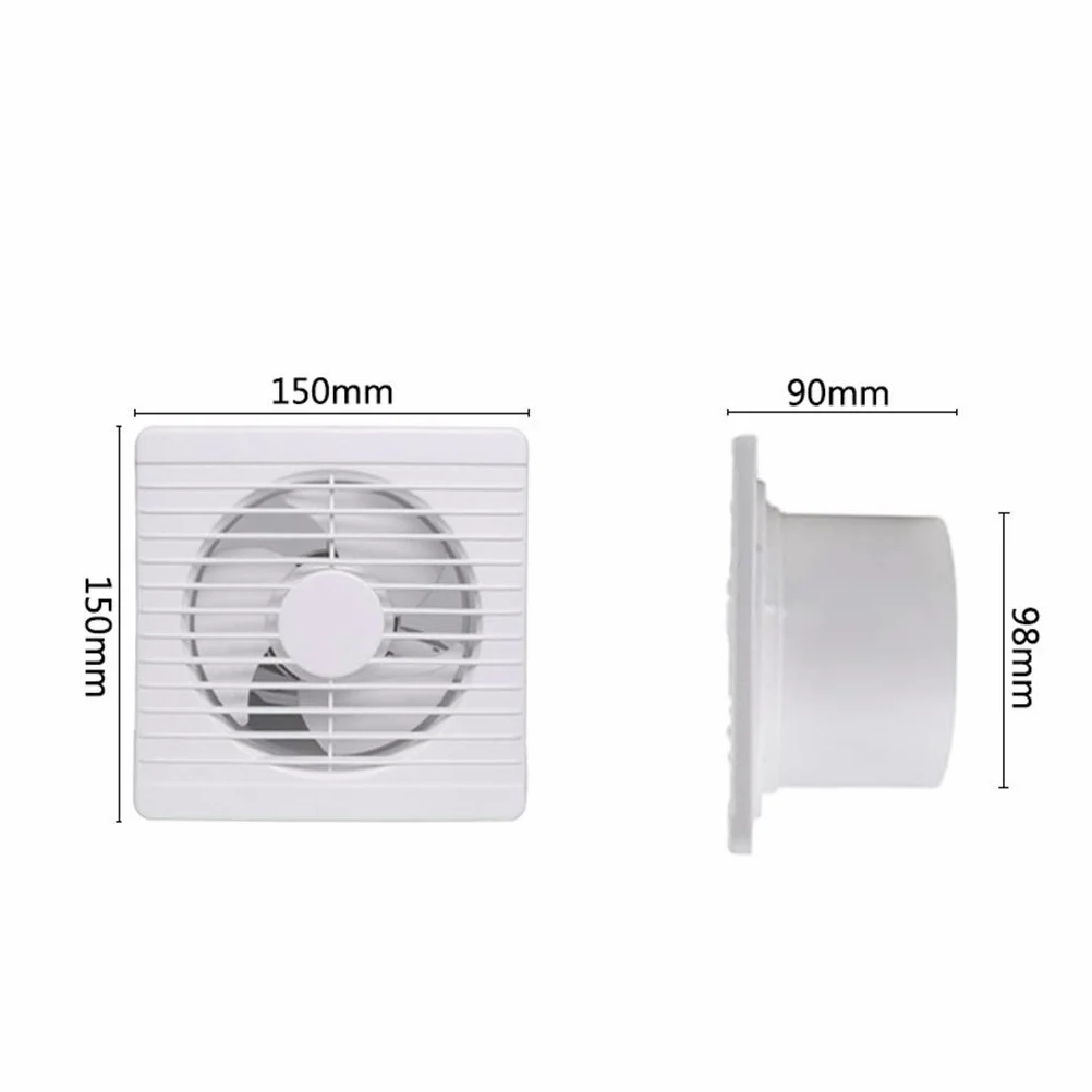 Aspiratore da Bagno, Aspiratore da Cucina 4/6 Pollici, Robusto e Durevole, Adatto per Bagno/Cucina/Soggiorno (Dimensioni : 4Inches) (4Inches)