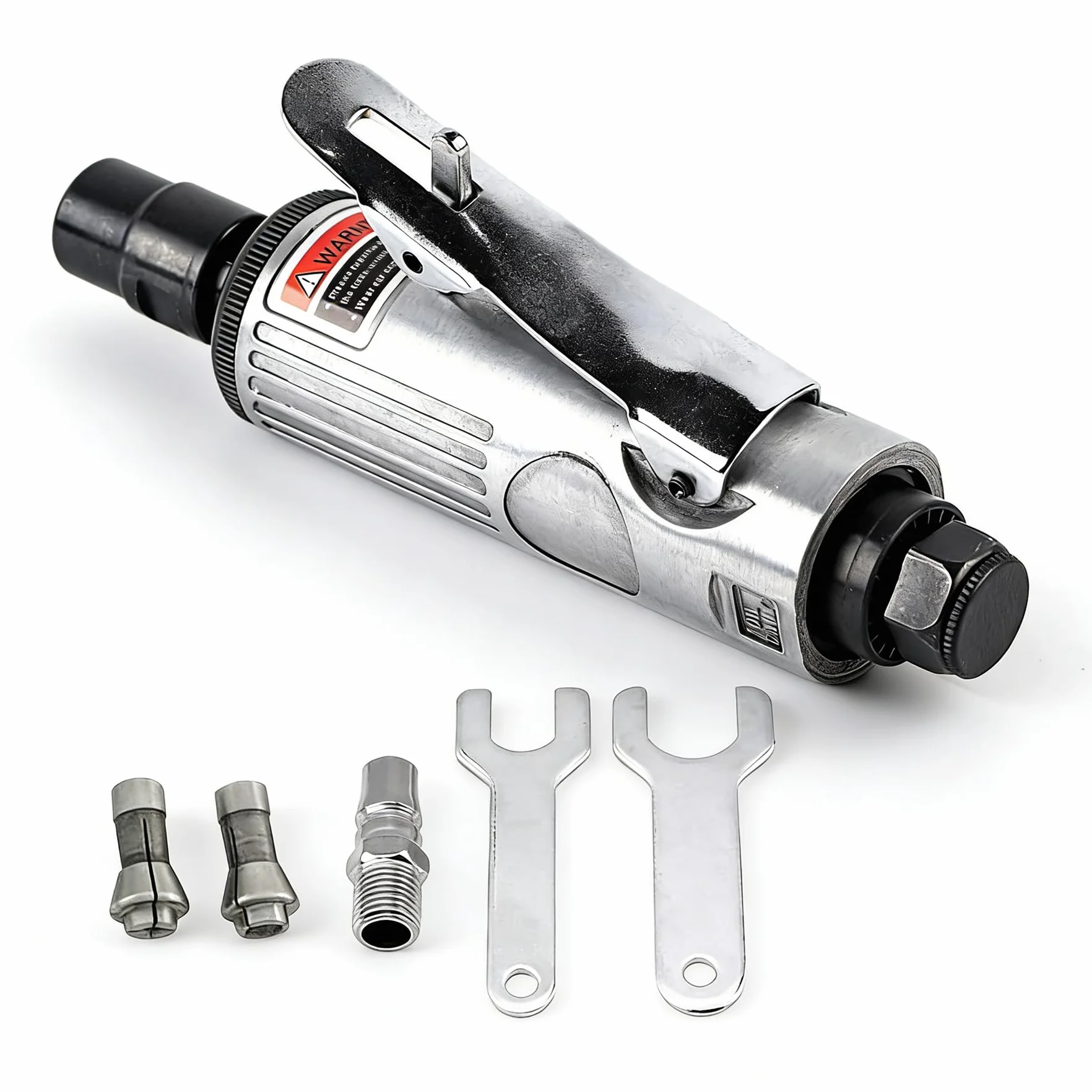 Smerigliatrice Pneumatica Dritta, 1/4 Pollice NPT 23000RPM 90PSI Smerigliatrice Dritta, Mini Smerigliatrici Aria Compressa, per Lucidare e Levigare Vari Stampi in Metallo