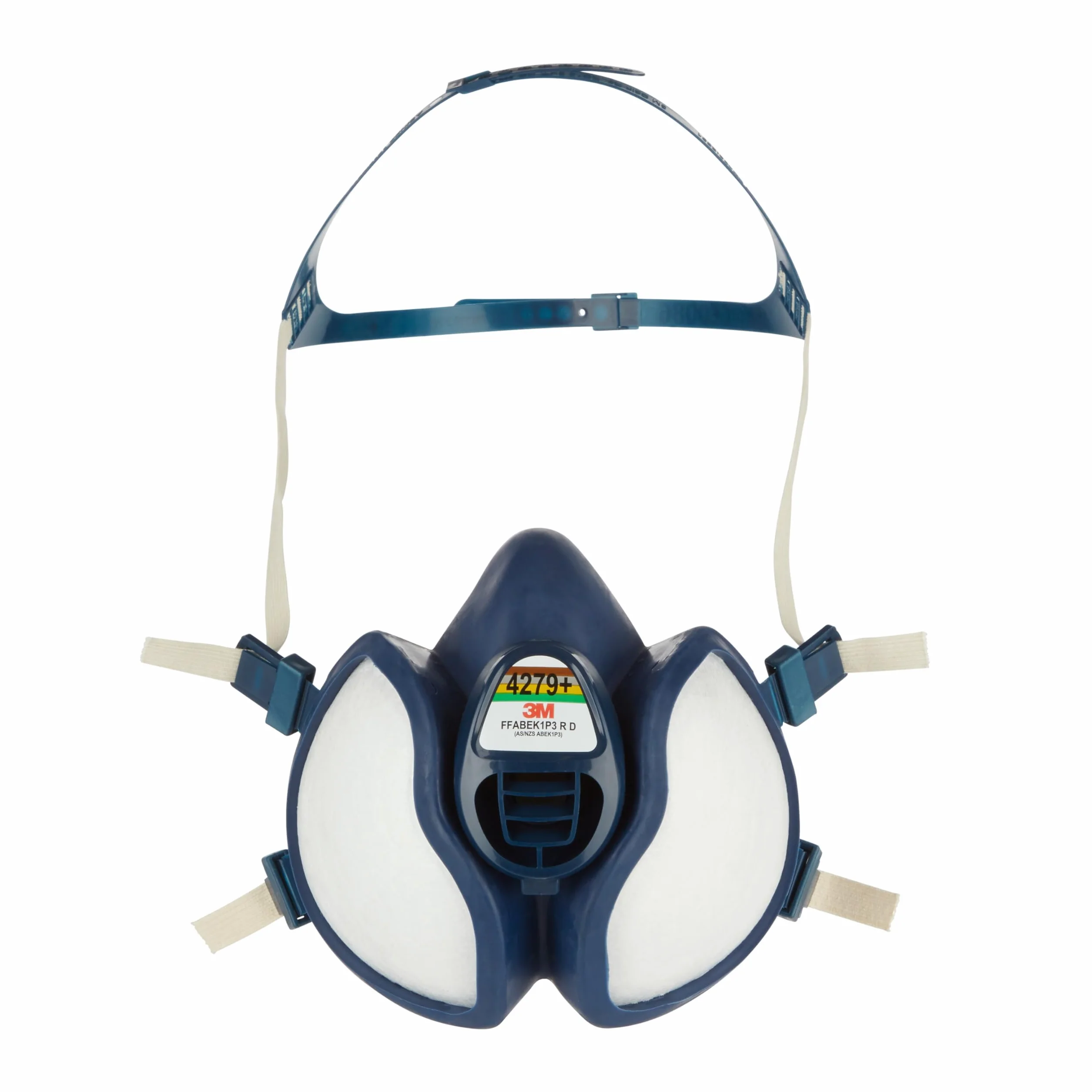 3M Semimaschera Senza Manutenzione 4279 plus Filtri FFABEK1P3 R D, Blu, 1 Unità