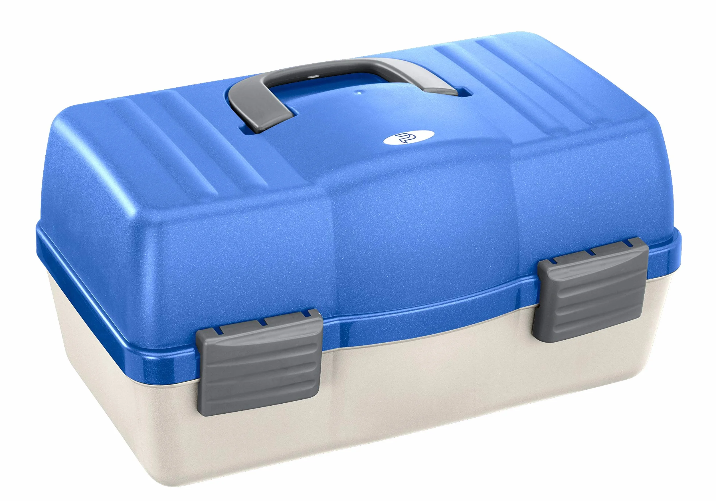 Valigetta Pesca 138 Bianco e Blu 460 x 282 x H253 mm per Attrezzatura da Pesca