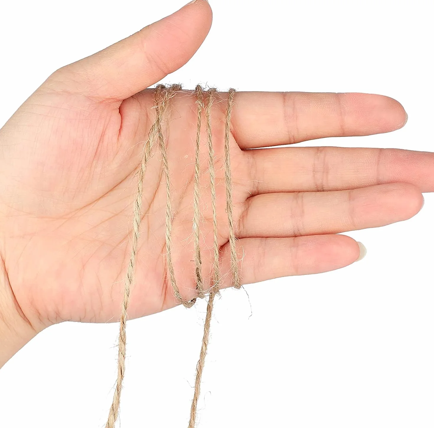 IPEA Corda in Juta Naturale spessa 1 mm per Decorazioni e Fai da Te,Made in Italy,100 m,Cordino Cordoncino in Juta per Artigianato,Arredamento,Creazioni,Bobina di Filo in Canapa Naturale,BSFILOJUTA1