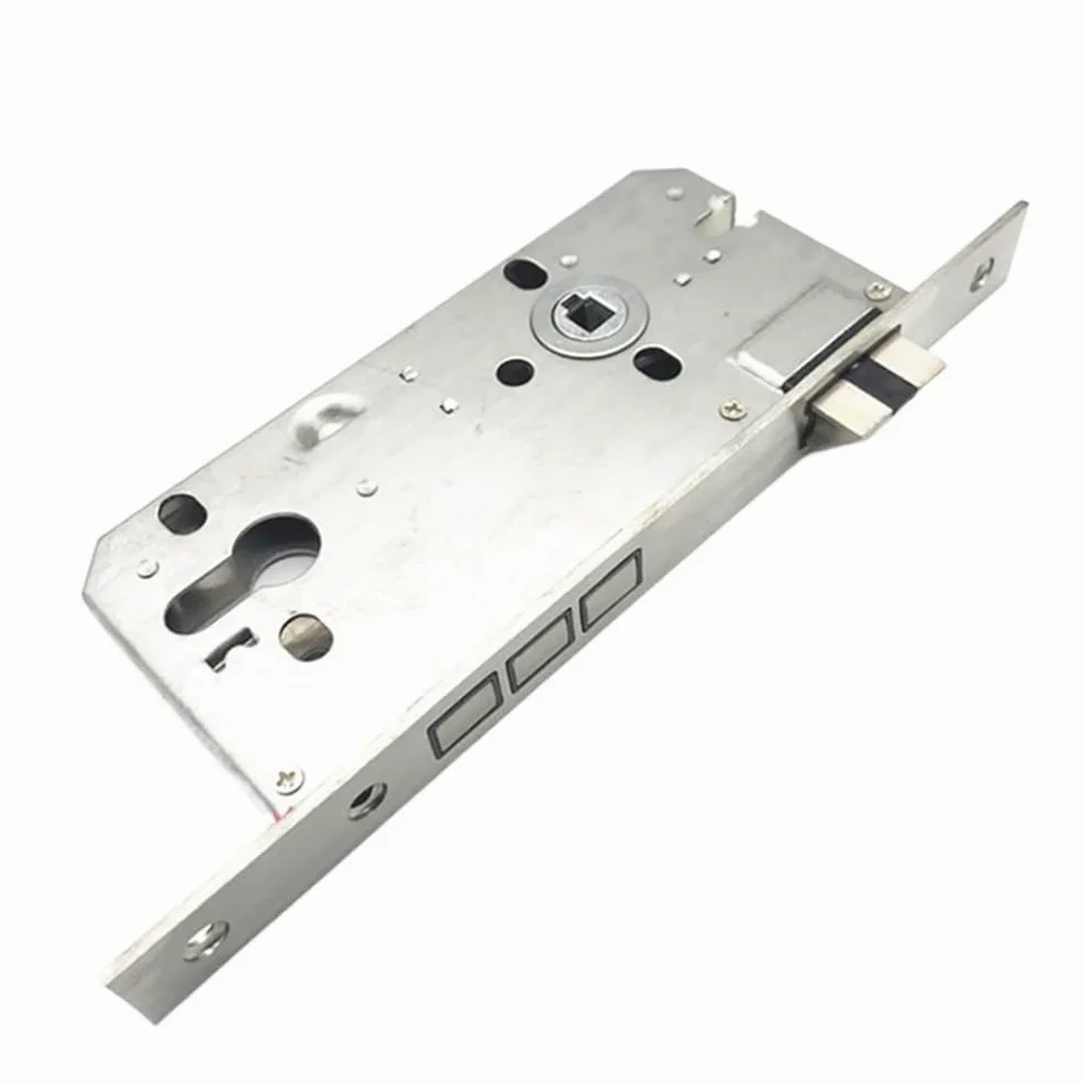 Serratura Porta Corpo serratura silenziosa 8550, pannello quadrato 240x22 mm, linguetta muta, for altezza cilindro 32, corpo, molla pesante, ritorno forte(LIGHT SPRING_85MM)