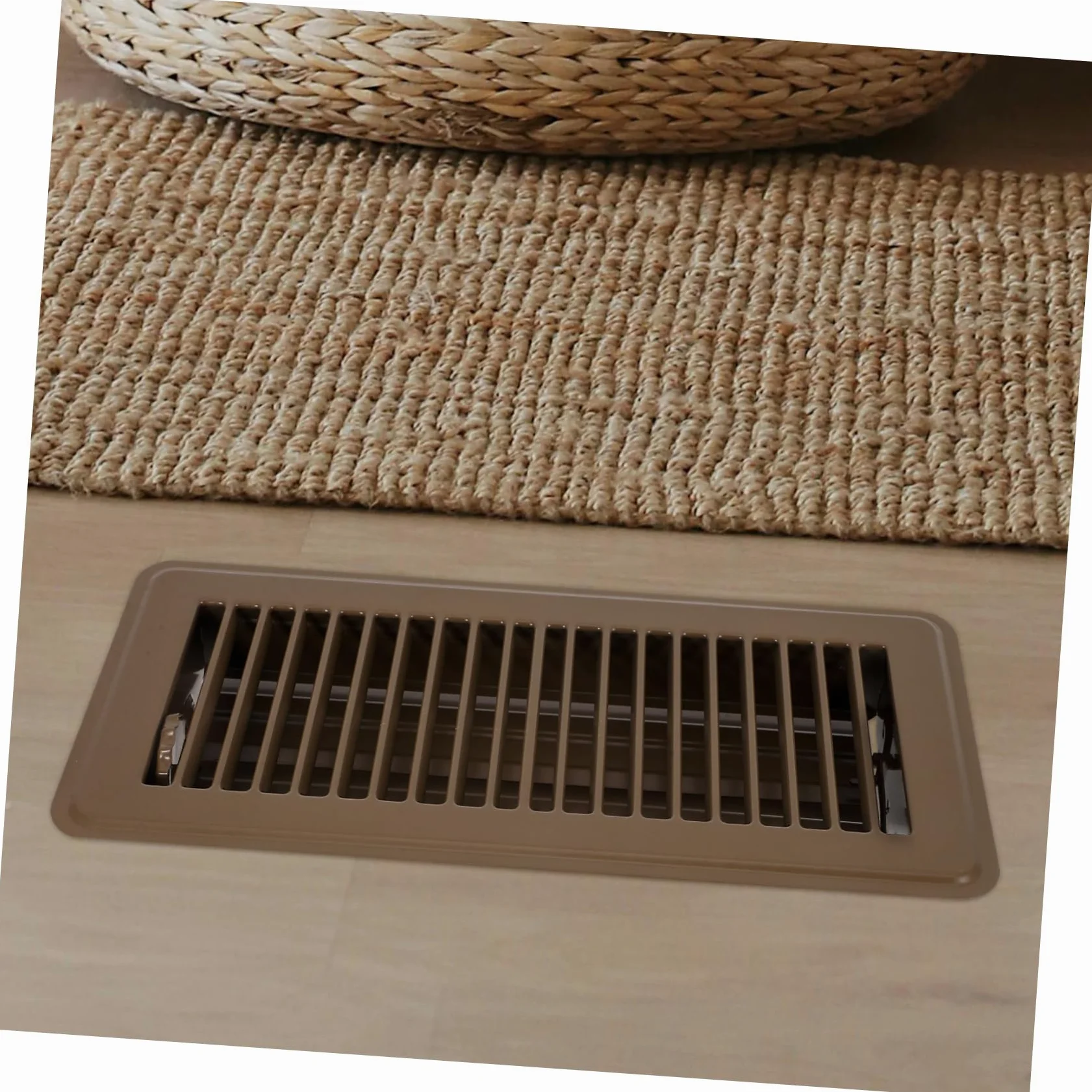Griglia di Ventilazione Prese D'aria in Ferro Marrone per Pavimento Facili da Installare Multiuso per Edifici Industriali e Commerciali per Condizionamento