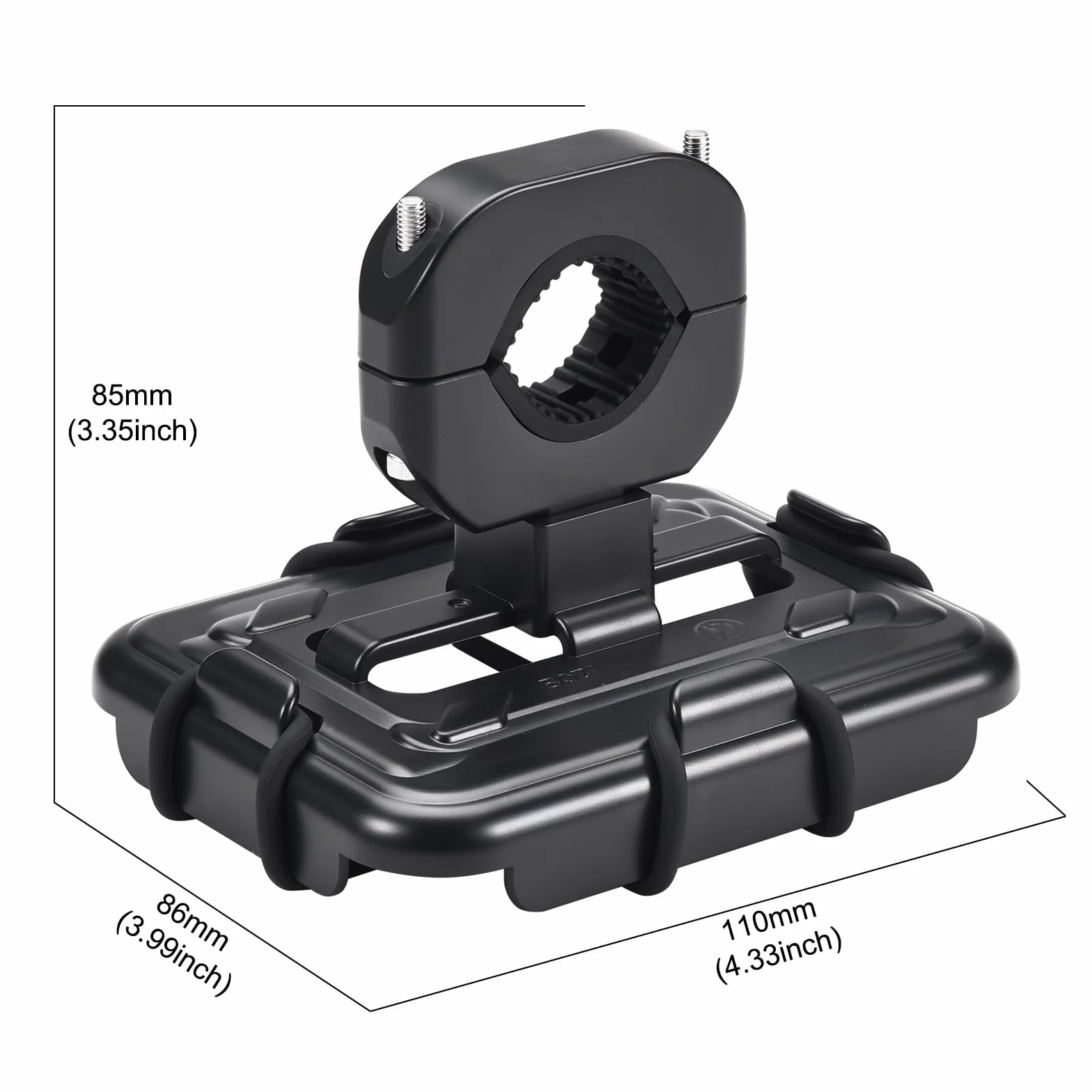 Supporto da bicicletta per JBL GO 5, Portatile Altoparlante Regolabile Staffa, per Bicicletta Manubrio/Adattatore Tubo