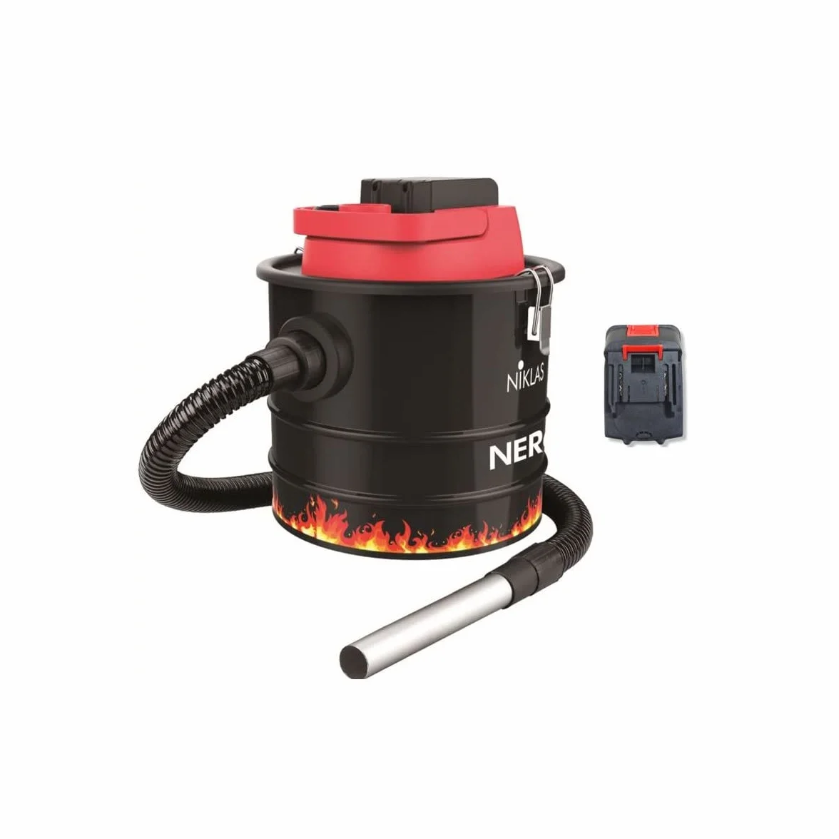 NIKLAS ASPIRACENERE NERONE A Batteria Cordless 10 LT.