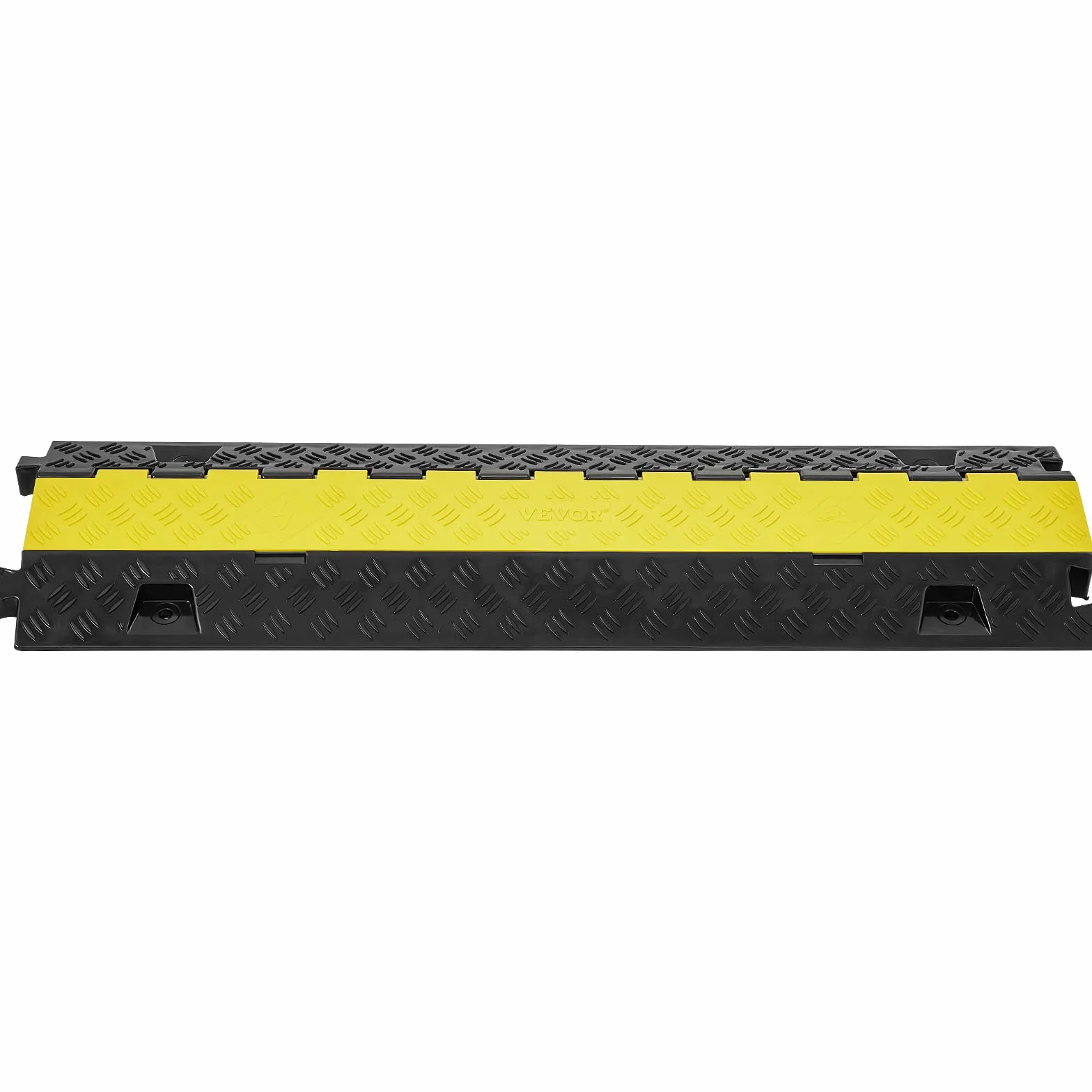 VEVOR Passacavo TPU TPR 2 Canali 3,05 x 2,79 cm Rampa Modulare Impermeabile Carico 10 Tonnellate