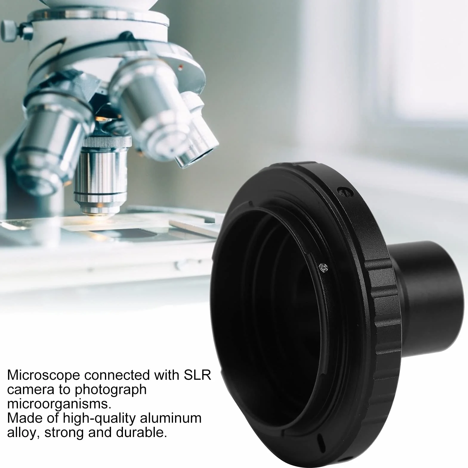 Anello Adattatore per Microscopio, Tubo di Prolunga con Attacco a T per Microscopio da 23,2 Mm Anello Adattatore per Montaggio T2 per F, Montaggio su Fotocamera