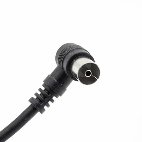 Cablepelado® Cavo per antenna TV, 75 Ω, 2,5 m, colore: nero