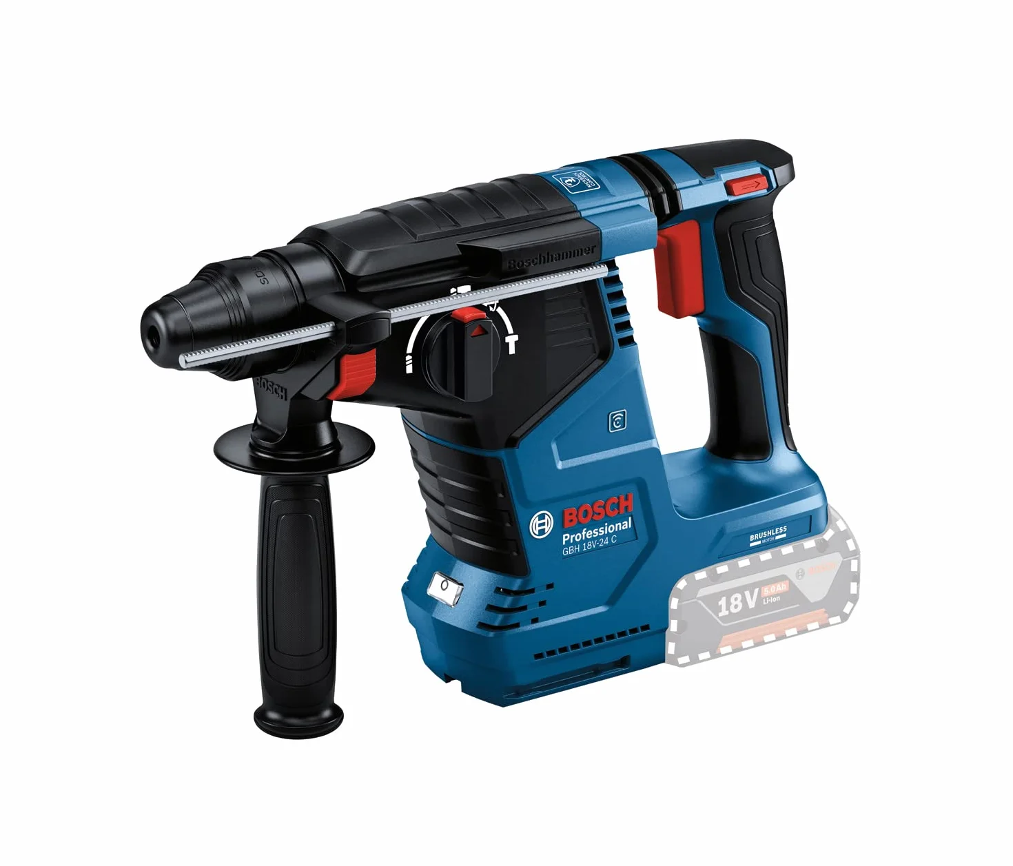 Bosch Professional GBH 18V-24 C Martello Perforatore a Batteria 18V SDS Plus