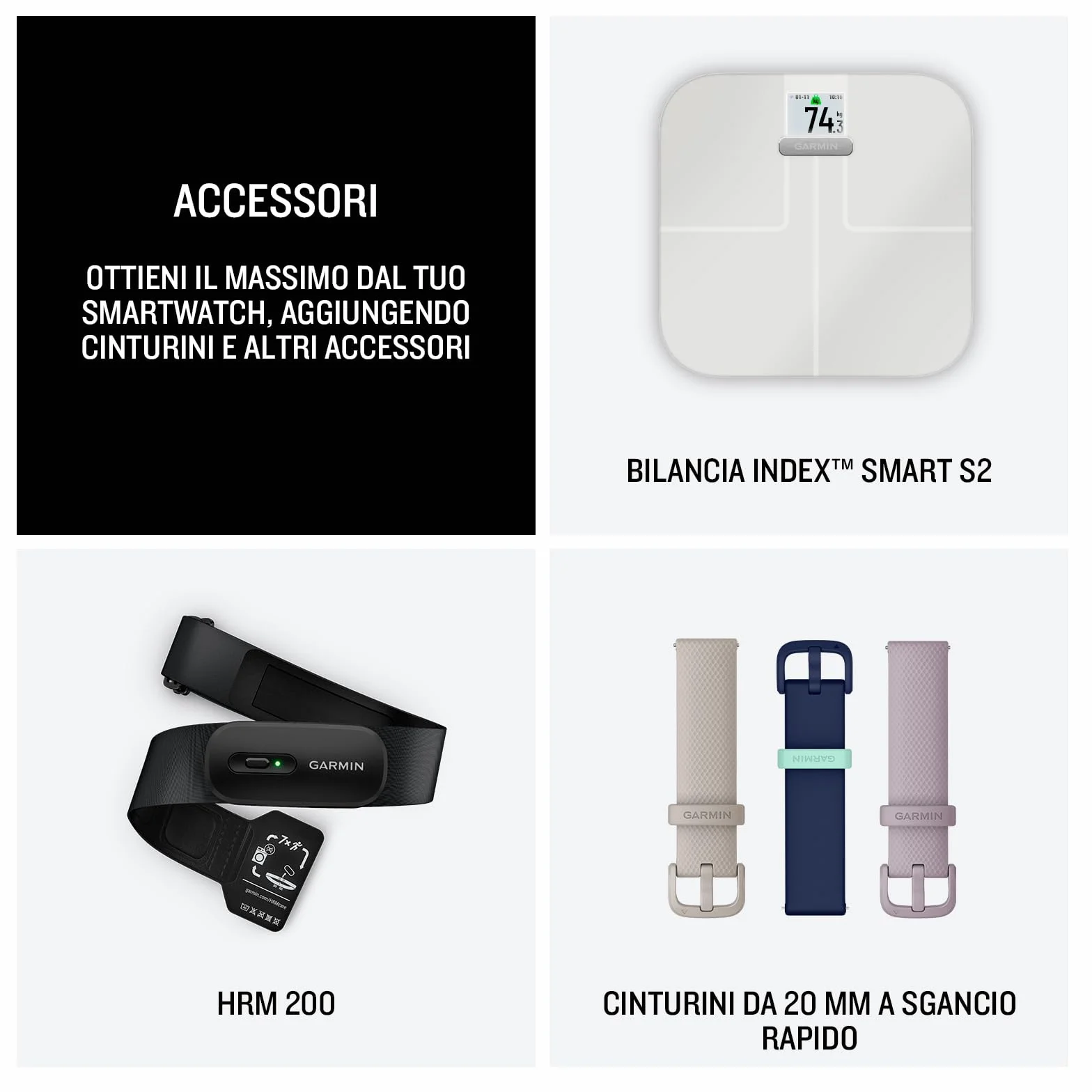 Garmin vívoactive 6, Smartwatch AMOLED 1,2" 2.000 nit, Cassa 42mm, Musica, GarminPay, +80 Sport, GPS, Cardio, Coach, Dinamiche di corsa, App Mobility, Autonomia 11 giorni, Black & Slate