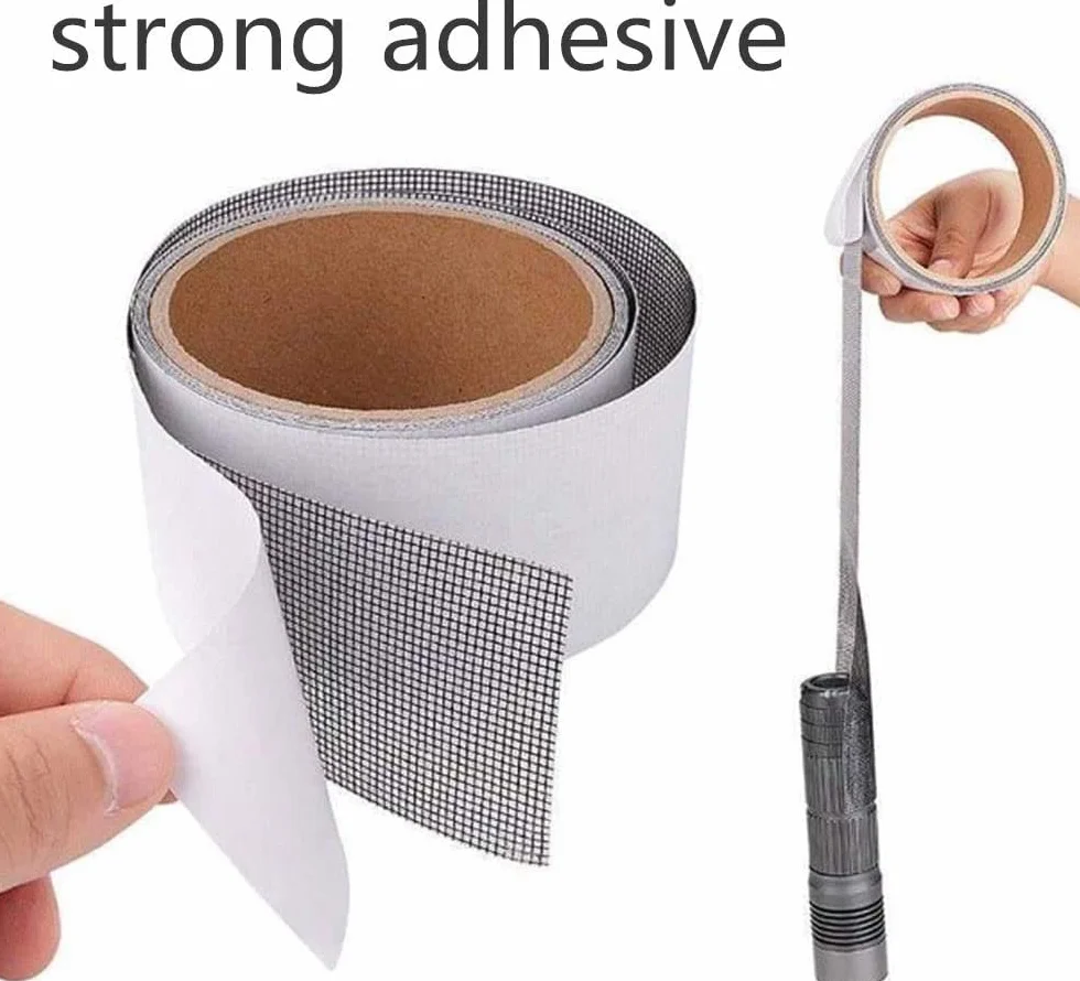 Nastro Adesivo Fibra Di Vetro Riparazione Zanzariere Schermo Patch Anti-zanzara Finestre Porte