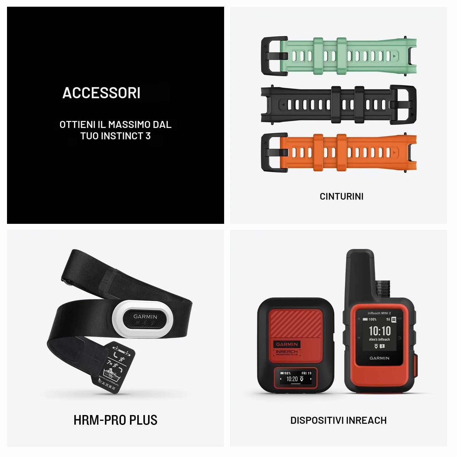 Garmin Instinct 3, Smartwatch, 45mm, Display SOLAR, Lunetta in alluminio, GPS Multi-band, 10ATM, Torcia LED, 90+ App per lo Sport, Pay, Connect IQ, Autonomia 28 giorni, Black Bezel