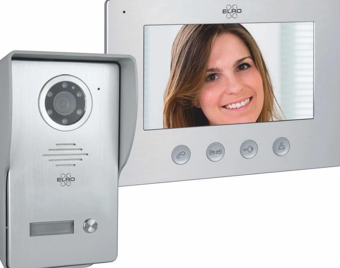 Elro DV4000 Videocitofono │ Telecamera 1080P Full HD con Visione Notturna │ Cavo a 4 Fili │ 16 Suonerie