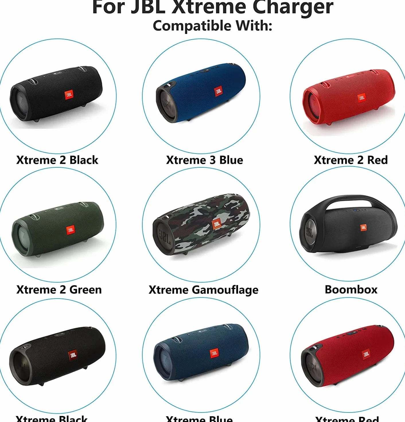 HKY 19V 65W Alimentatore Caricabatterie Caricatore per Altoparlanti Bluetooth portatile JBL Xtreme, JBL Xtreme 2/3, Xtreme Special Edition, Xtreme Plus & FUGOO XL, JBL Boombox 1/2, JBL BY HARMAN