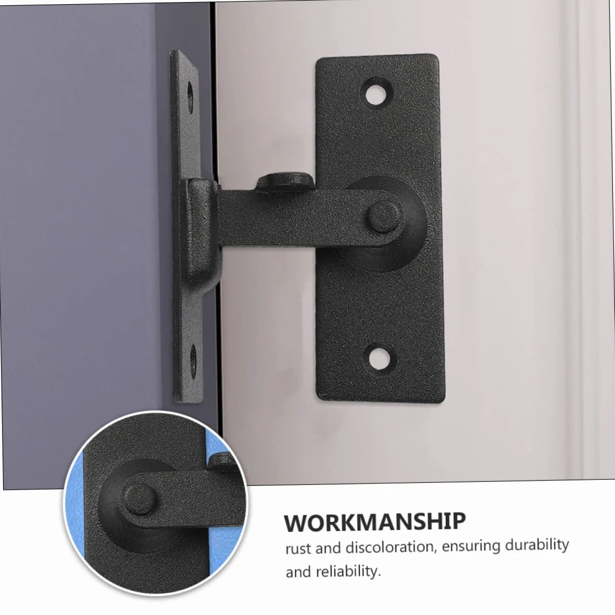 Veemoon 2 Set Chiusura Acciaio Inossidabile Serratura Per Porta Scorrevole E Facile Da Installare Sicurezza Per Interni Ed Esterni 2 Pezzi*2