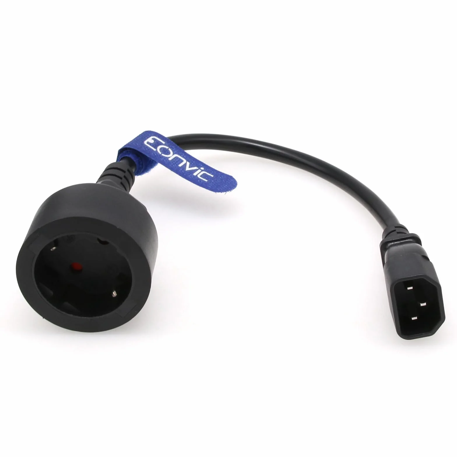 IEC 320 C14 - Cavo adattatore corto con presa femmina europea, per UPS PDU
