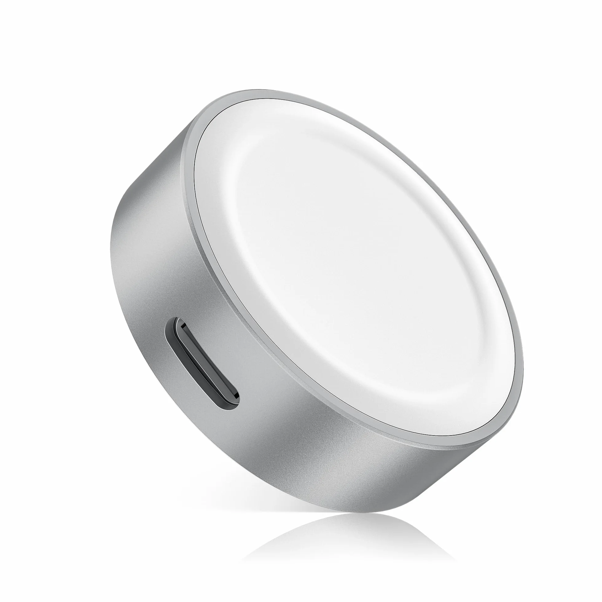 RUXELY Caricatore Magnetico 5W per Apple Watch,Doppia Porta (Riutilizzare il Cavo Ricarica USB C/i/Phone) Caricabatterie Wireless iWatch Portatile per Tutte le Serie Apple Watch 11 10 9 8 6,Ultra 3,SE