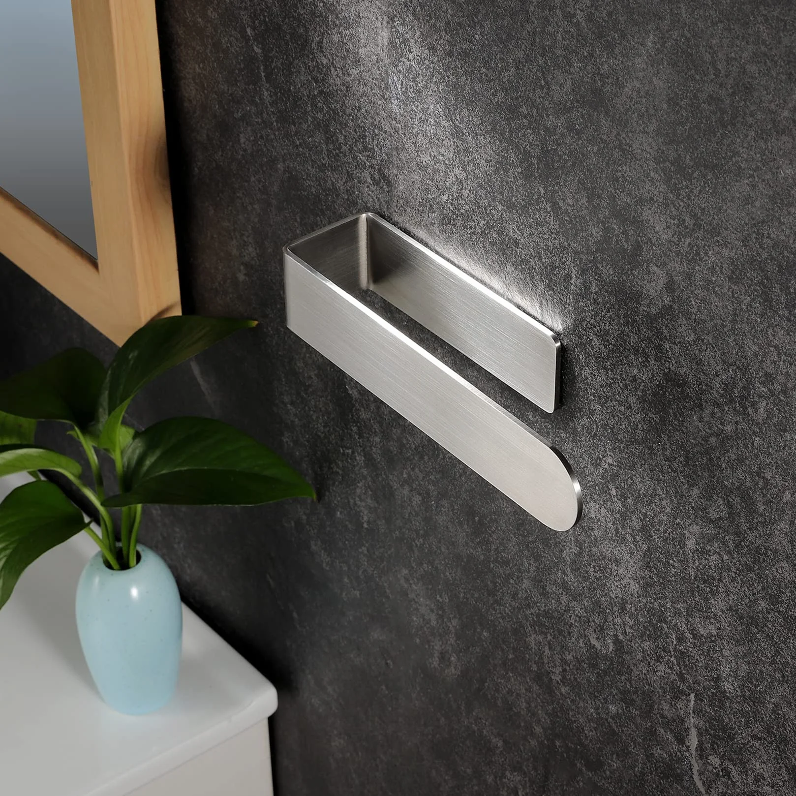 YIGII Portasciugamani Adesivo in Acciaio Inox per Bagno e Cucina