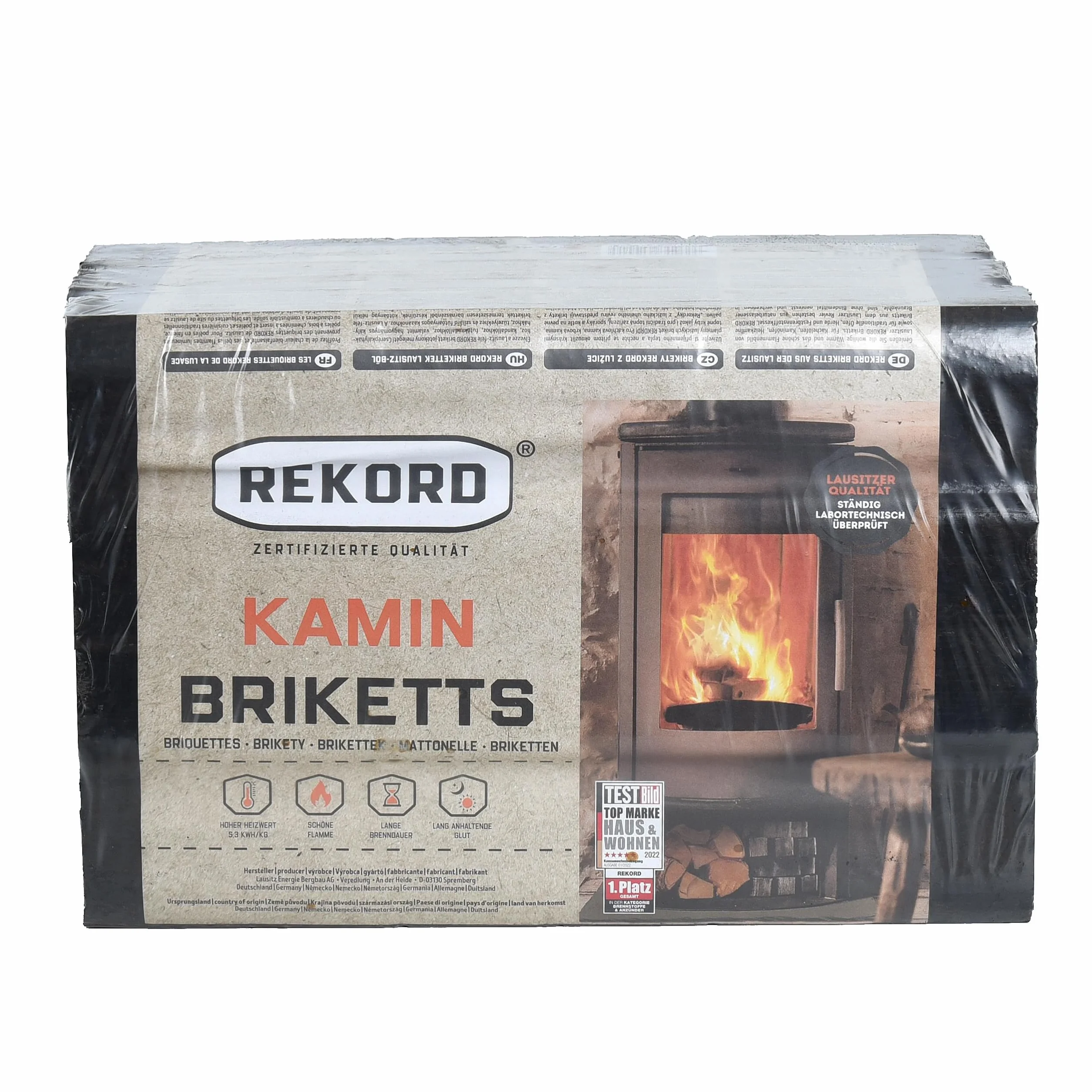 BRICCHETTI DI CARBONE REKORD 10 KG