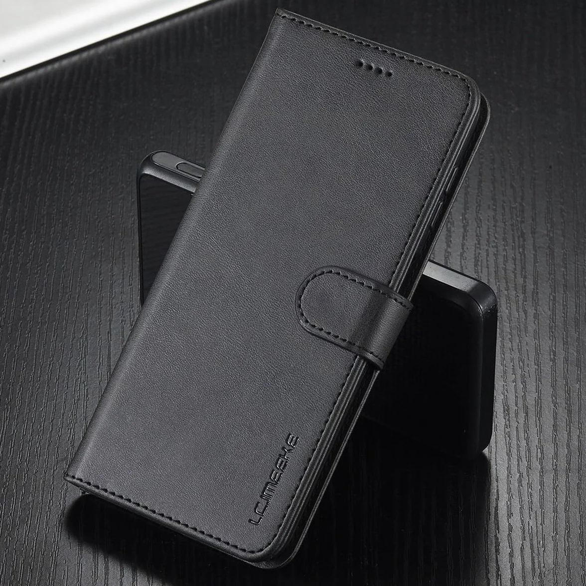 Cover per Samsung Galaxy A14 5G / A14 4G, Custodia Cover Pelle Libro Portafoglio con Porta Carte Magnetica Protezione Flip Cuoio Antiurto Case Custodia Cover per Samsung Galaxy A14 5G/4G,Nero